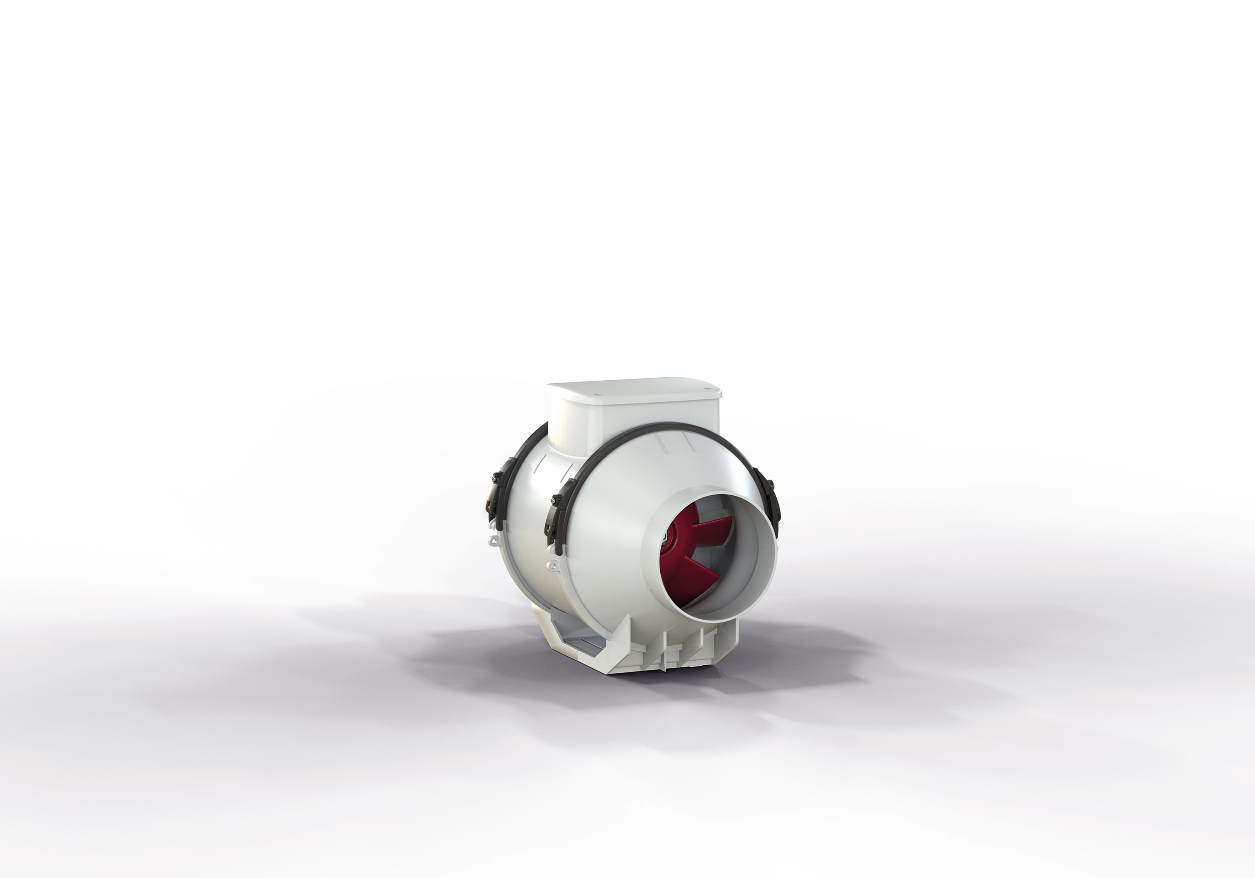 Halbradialer Rohrventilator LINEO 100 Q T