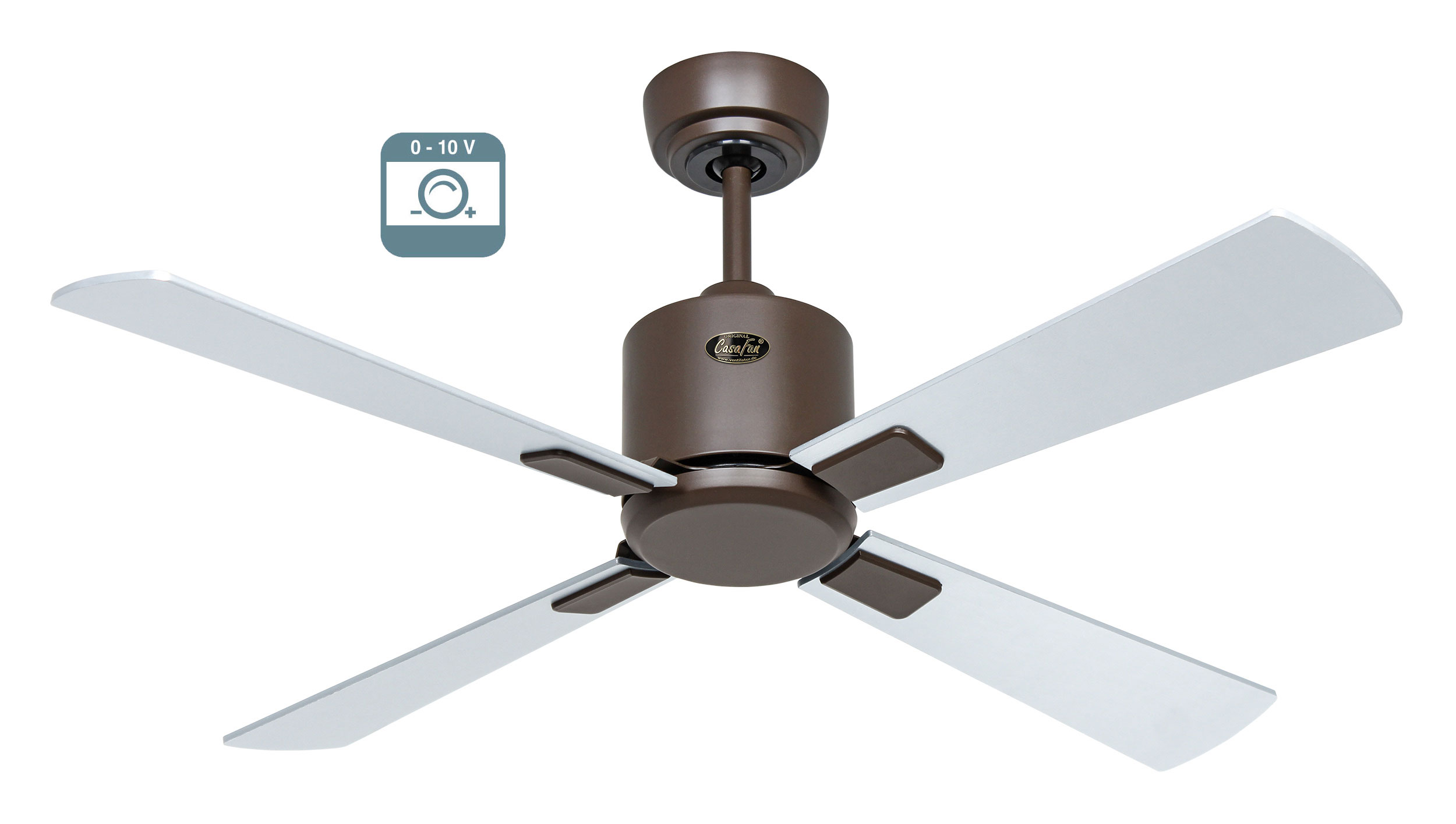 CasaFan Deckenventilator Eco Neo III 103 BZ-WN/SI 0 - 10 V