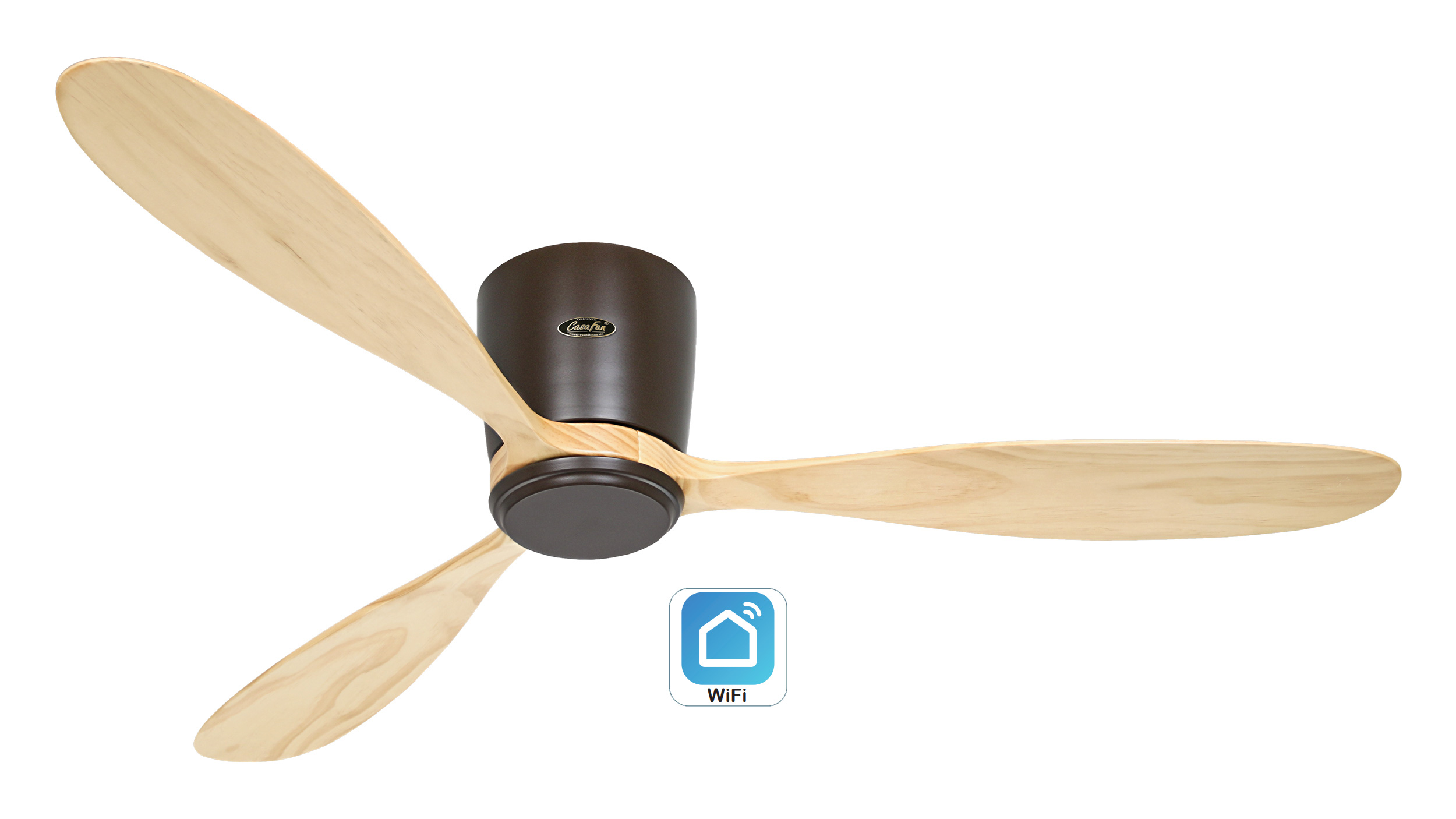 CasaFan Deckenventilator Eco Plano Wood BZ-NT WiFi