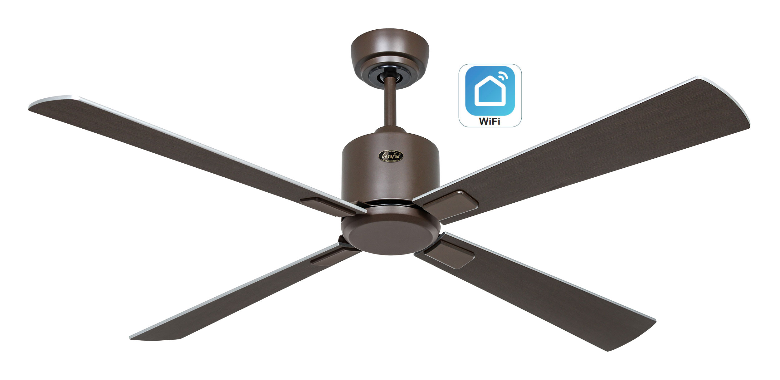 CasaFan Deckenventilator Eco Neo III 132 BZ-WN/SI WiFi
