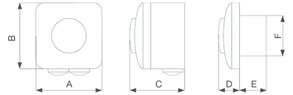 Stufenloser Wandregler POT-R