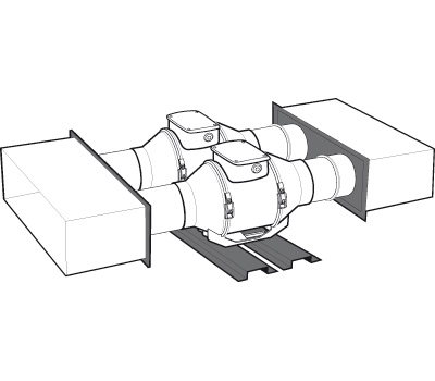 Grundschiene und Anschlussplatten PIK 250