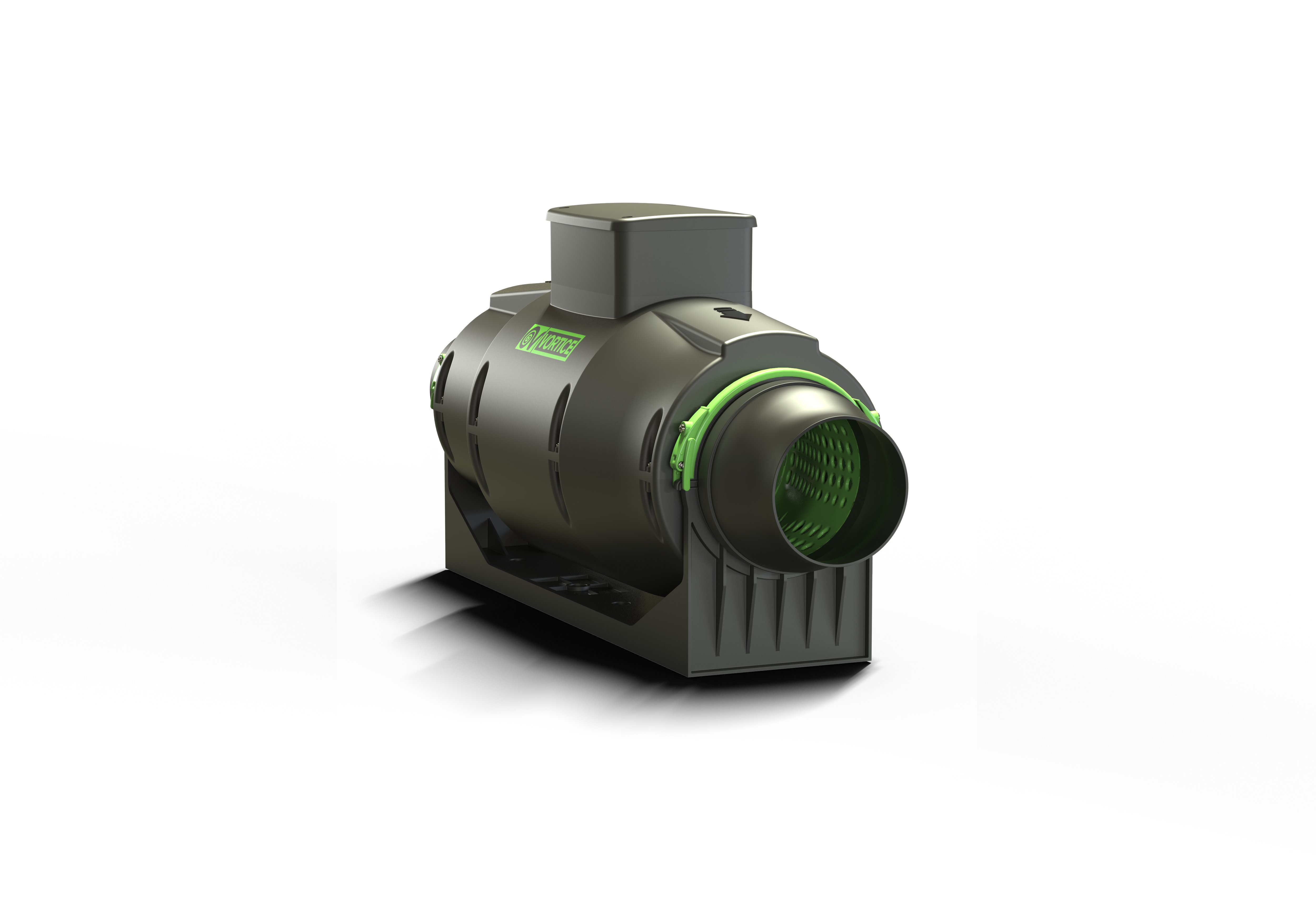 Schallgedämmter Rohrventilator Lineo 100 Quiet ES