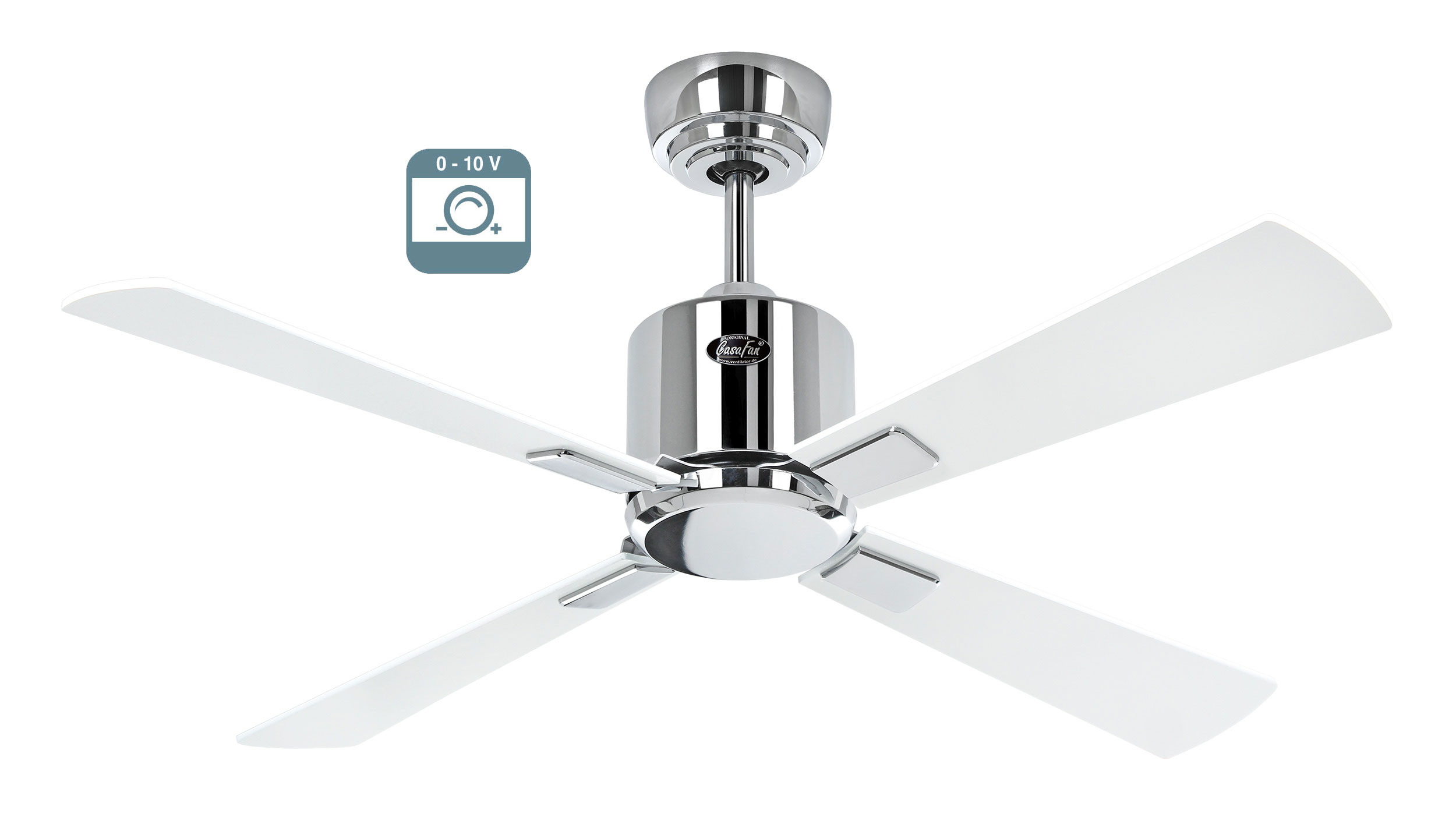 CasaFan Deckenventilator Eco Neo III 103 CH-WE/LG 0 - 10 V