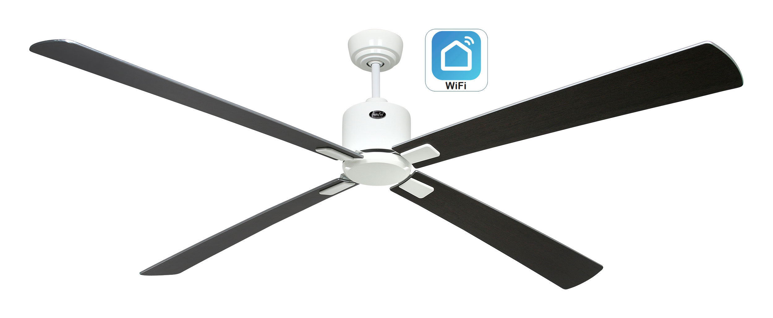 CasaFan Deckenventilator Eco Neo III 180 WE-WN/SI WiFi