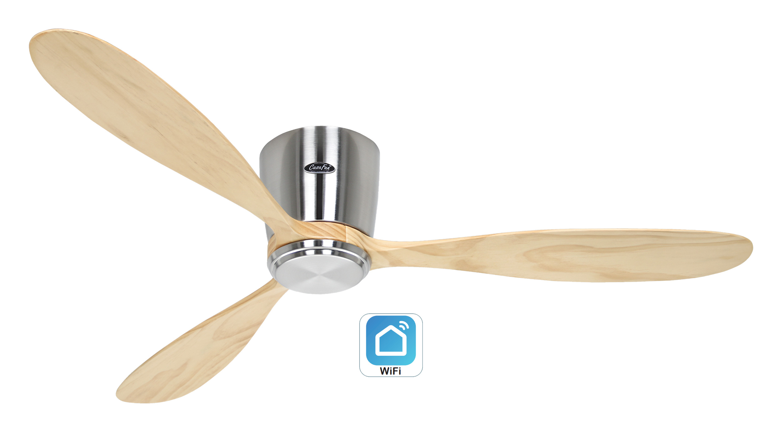 CasaFan Deckenventilator Eco Plano Wood BN-NT WiFi