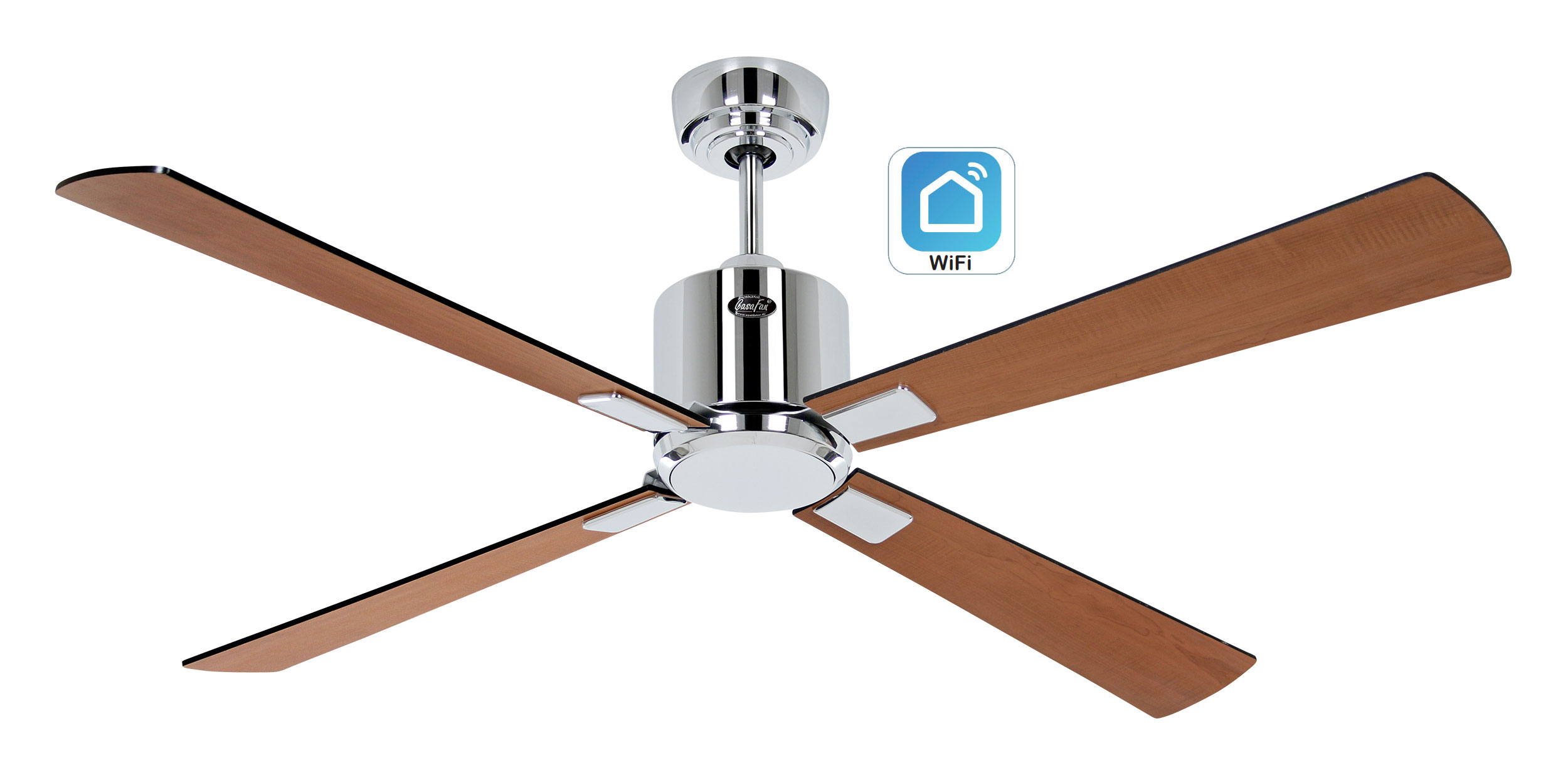 CasaFan Deckenventilator Eco Neo III 132 CH-SW/TK WiFi