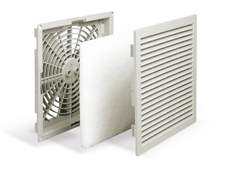 G11 S IP44 Ausströmgitter RAL 7032 mit Filter