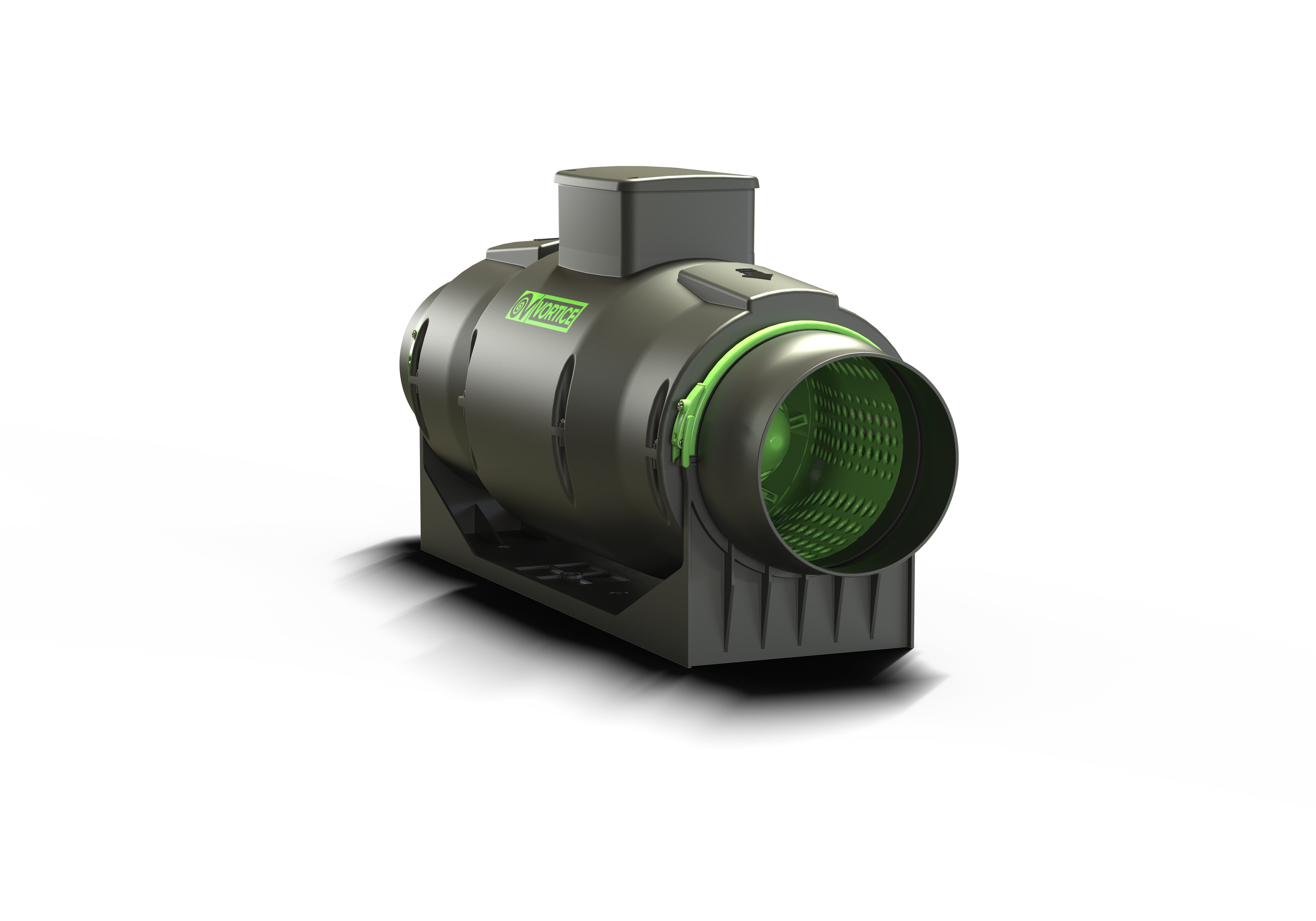 Schallgedämmter Rohrventilator Lineo 150 Quiet ES