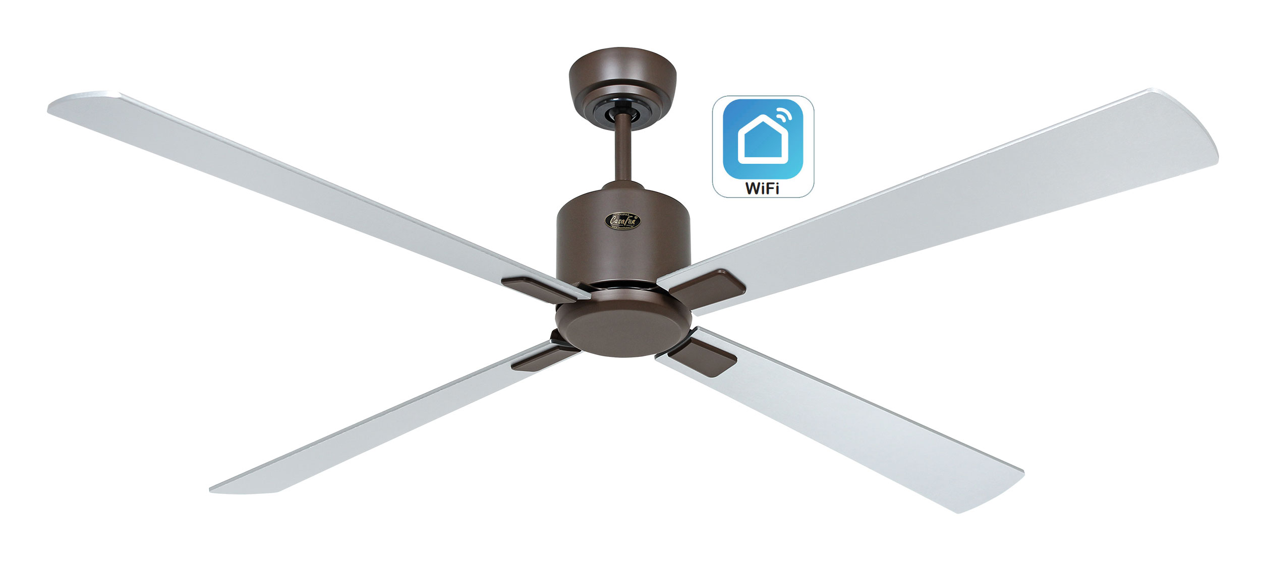 CasaFan Deckenventilator Eco Neo III 152 BZ-WN/SI WiFi