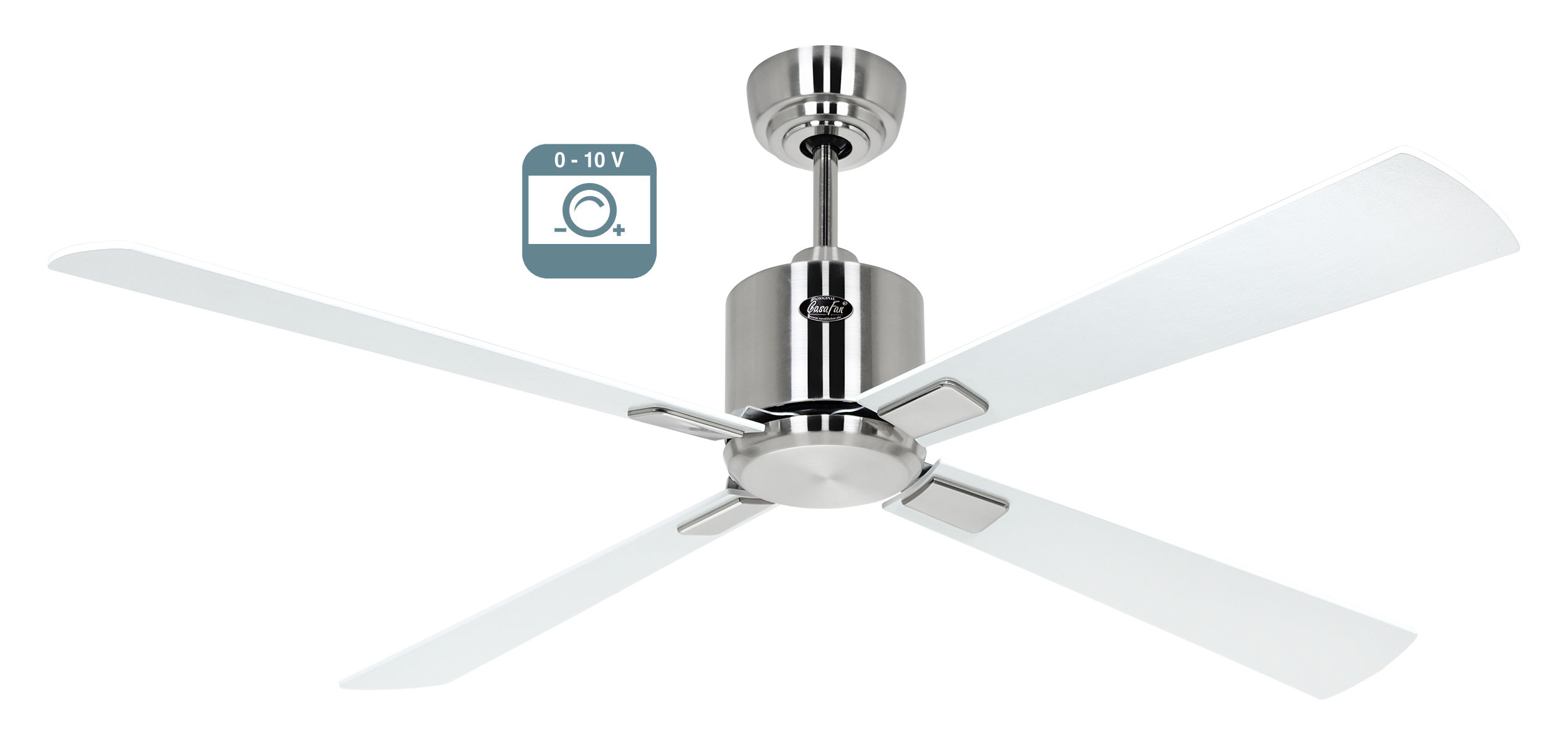CasaFan Deckenventilator Eco Neo III 132 BN-WE/LG 0 - 10 V