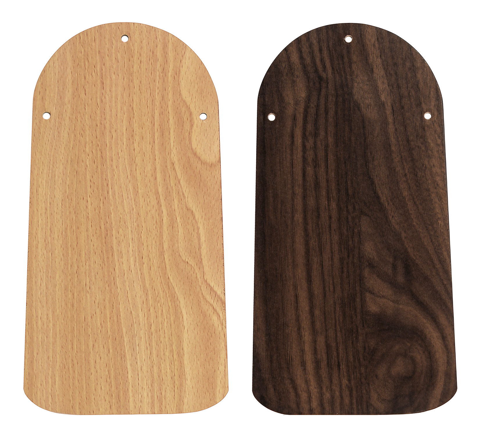 CasaFan Deckenventilator CLASSIC FLAT 75-III BN-NB/BU - Gehäuse Chrom gebürstet - 5 Flügel Nussbaum/Buche - Ø 79,2 cm