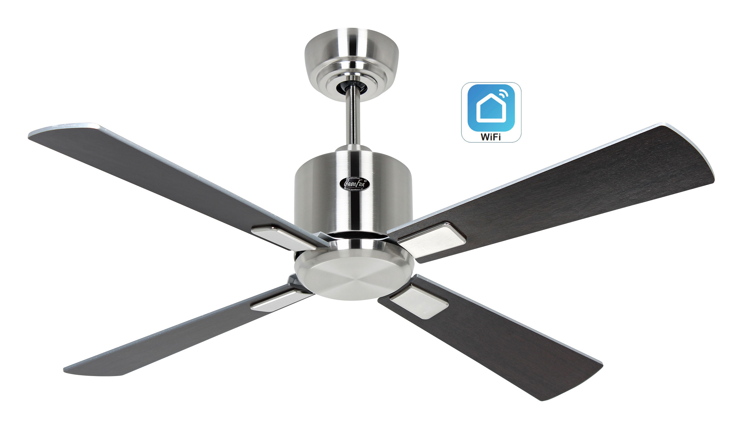 CasaFan Deckenventilator Eco Neo III 103 BN-WN/SI WiFi