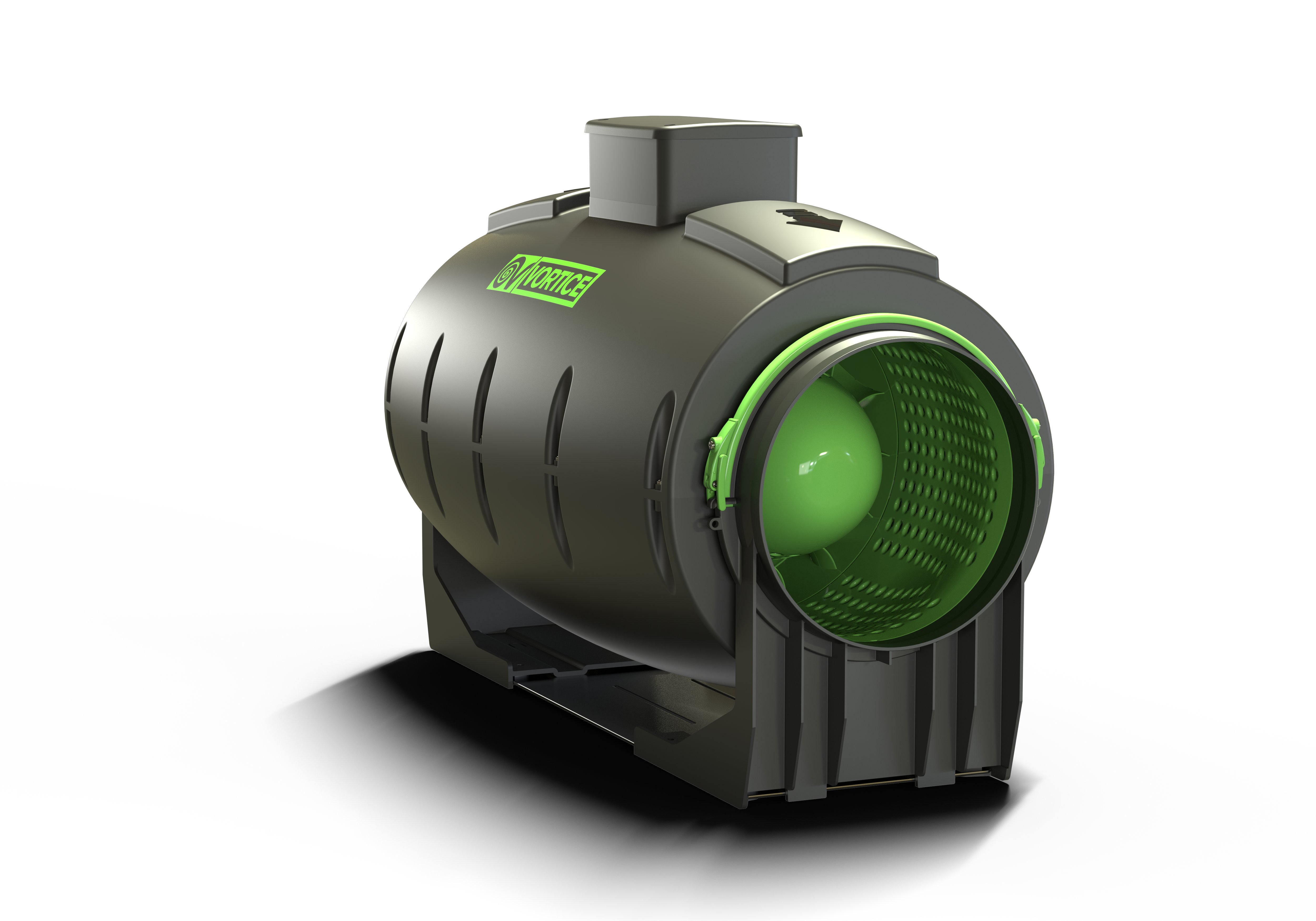 Schallgedämmter Rohrventilator Lineo 200 Quiet ES