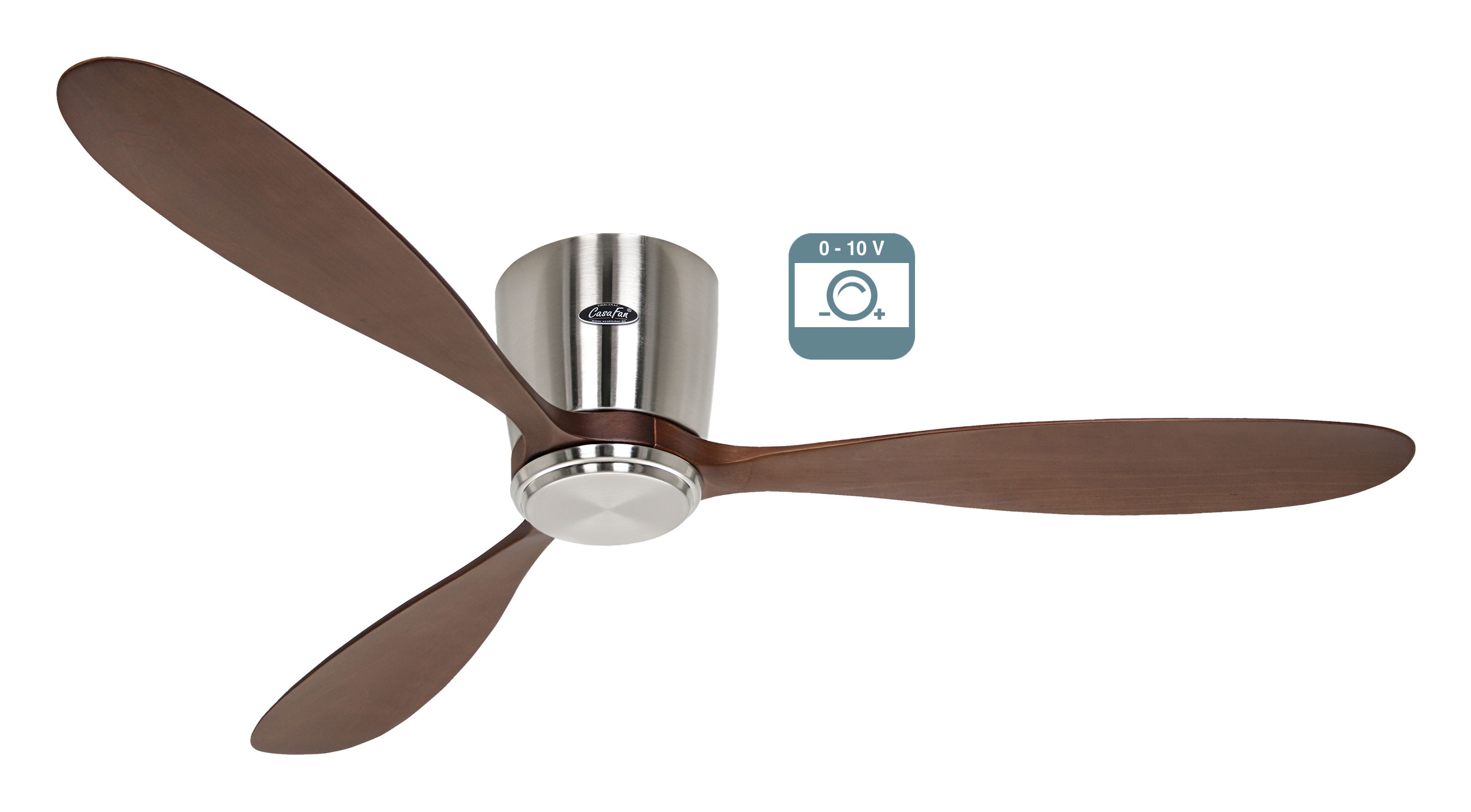 CasaFan Deckenventilator Eco Plano Wood BN-NB 0 - 10 V