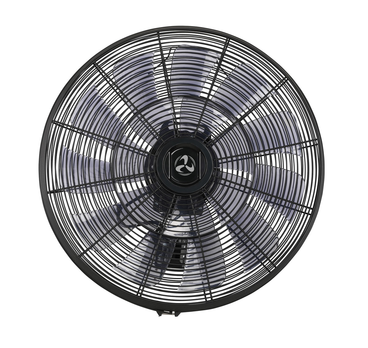 CasaFan Wandventilator AIROS ECO SILENT WALL SW - für Gewerbeeinsatz - 4,2-90 W - 6+1 Stufen 850 U/min - Gehäuse und Gitter schwarz - energiesparend