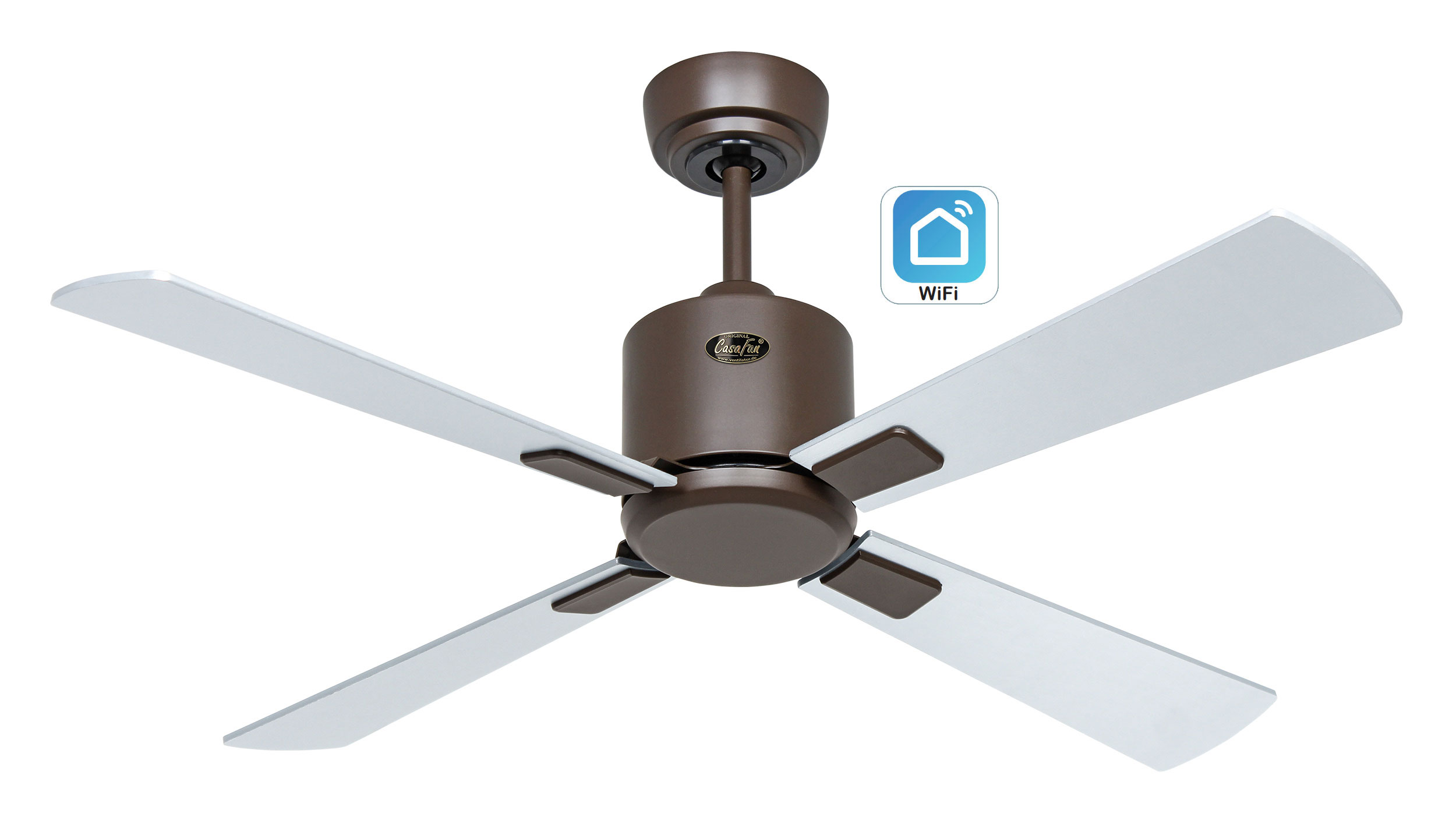 CasaFan Deckenventilator Eco Neo III 103 BZ-WN/SI WiFi