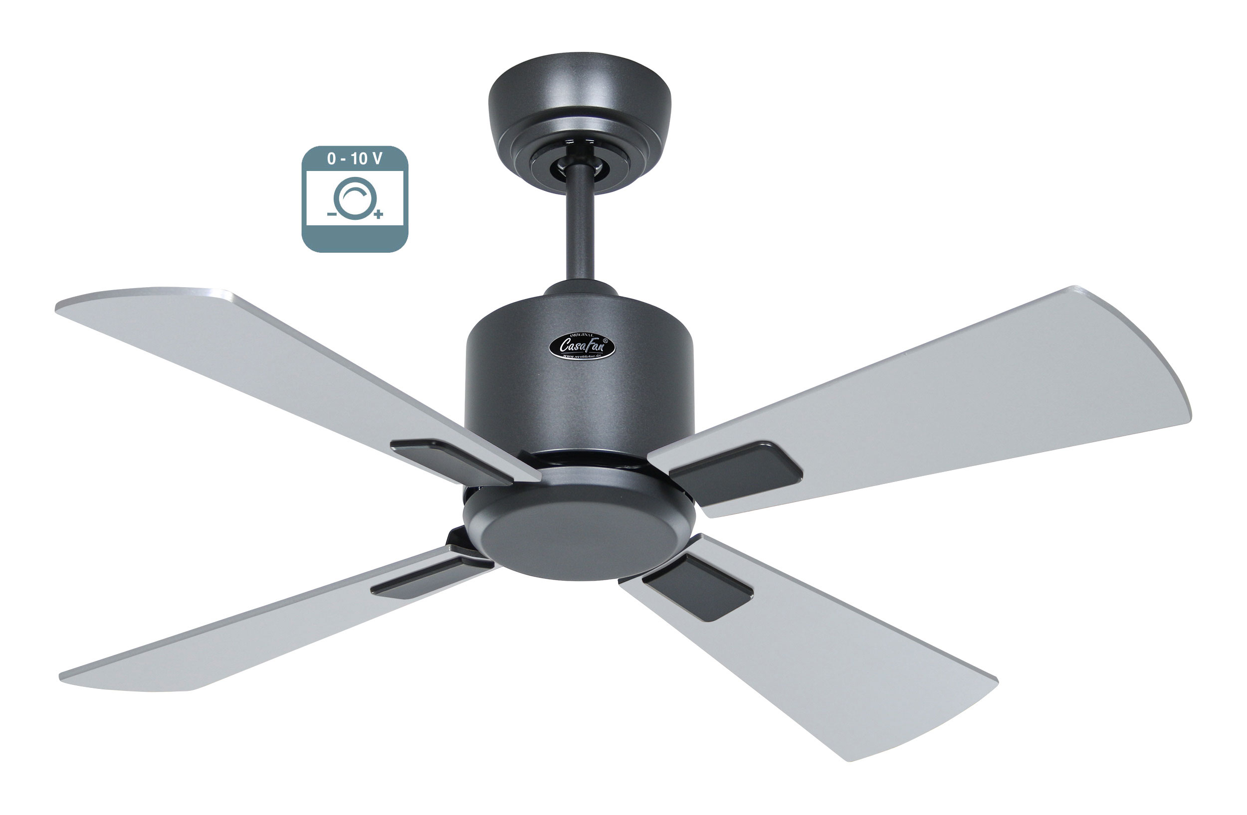 CasaFan Deckenventilator Eco Neo III  92 BG-WN/SI 0 - 10 V