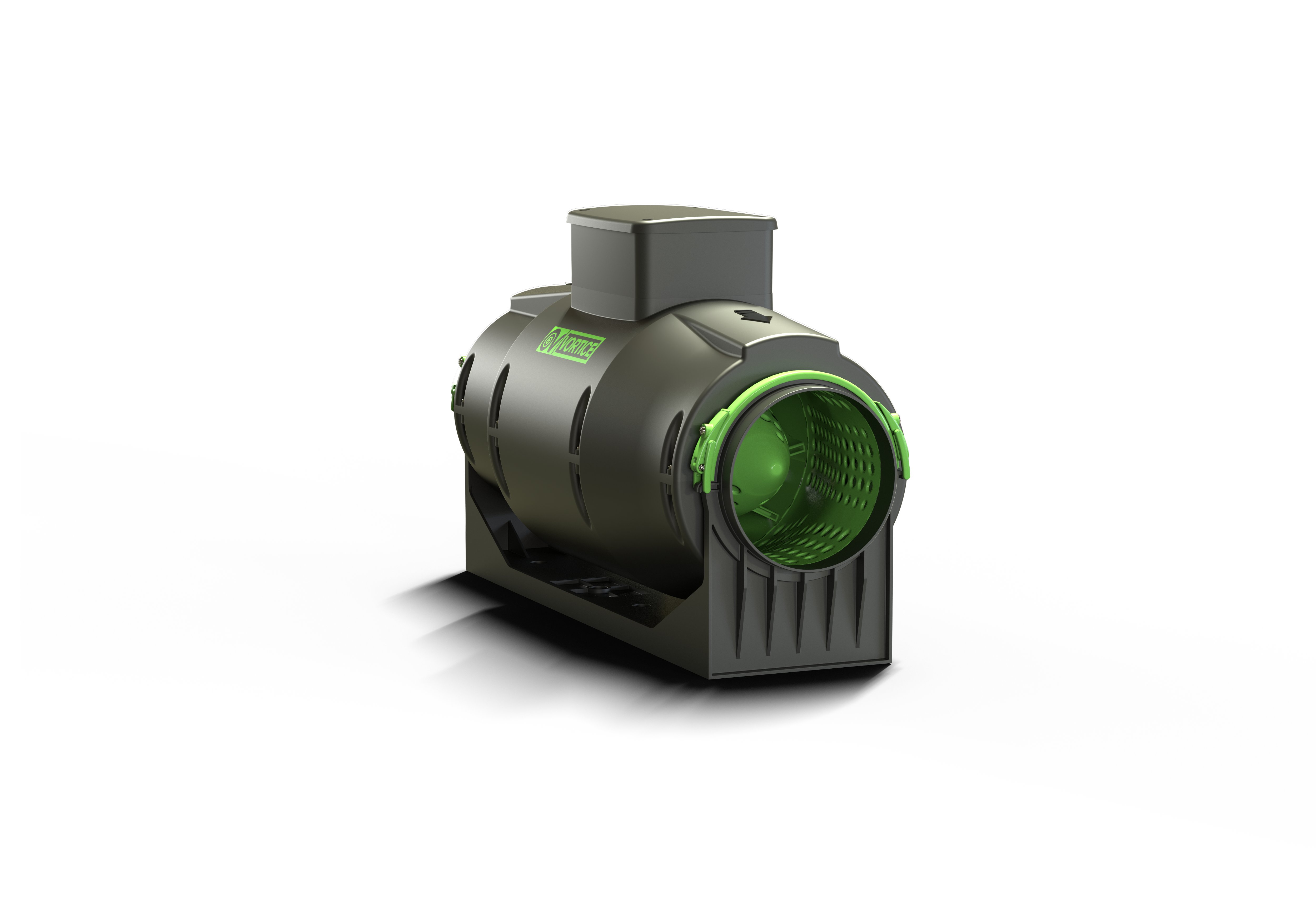 Schallgedämmter Rohrventilator Lineo 125 Quiet ES