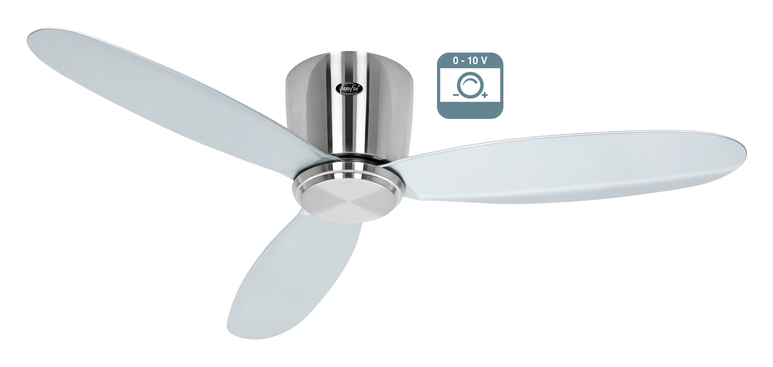 CasaFan Deckenventilator Eco Plano II 112 BN-SI 0 - 10 V