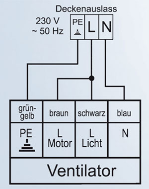 Anschluss-eines-Deckenventilators-Schaltbild 1