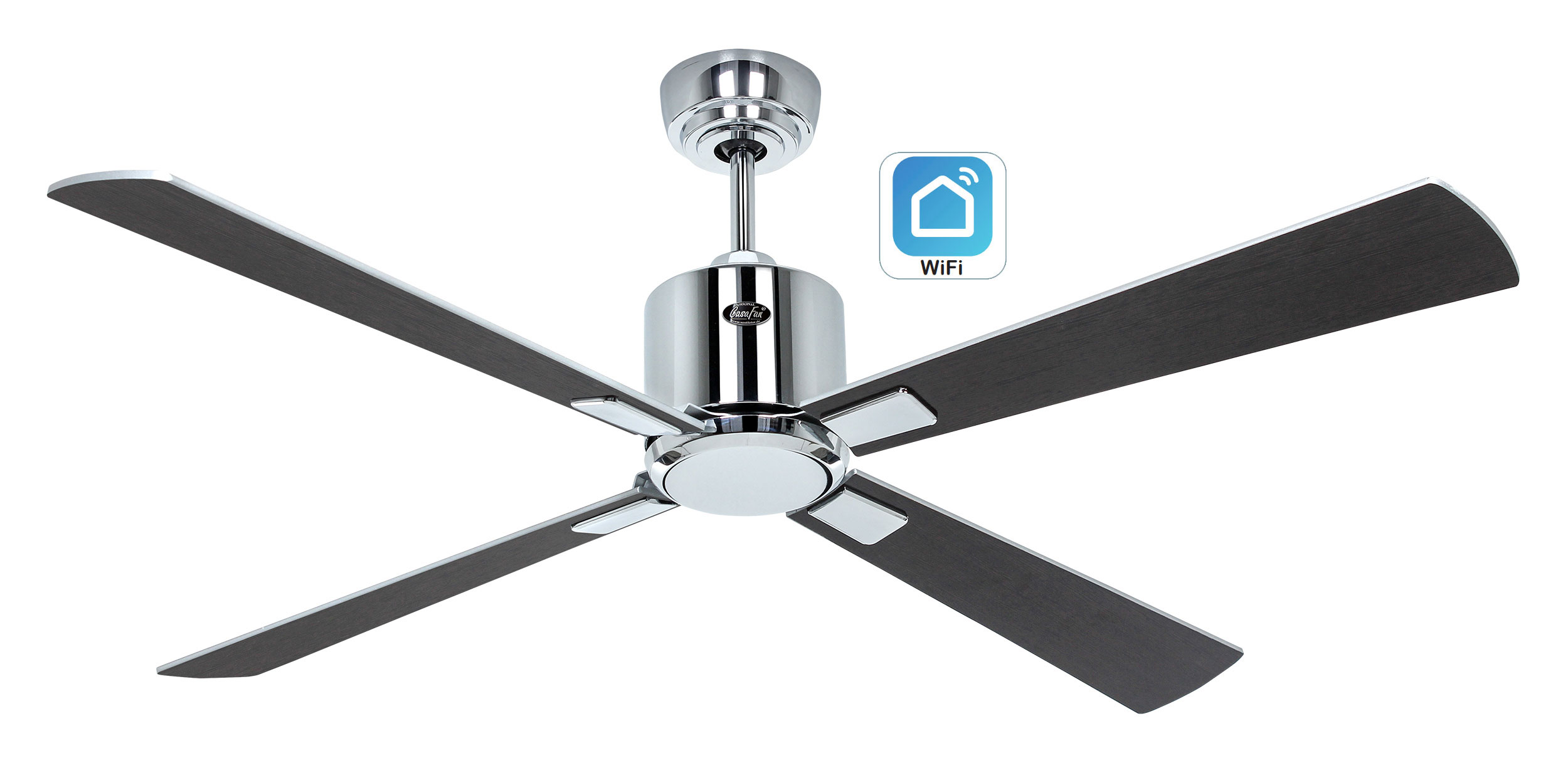 CasaFan Deckenventilator Eco Neo III 132 CH-WN/SI WiFi