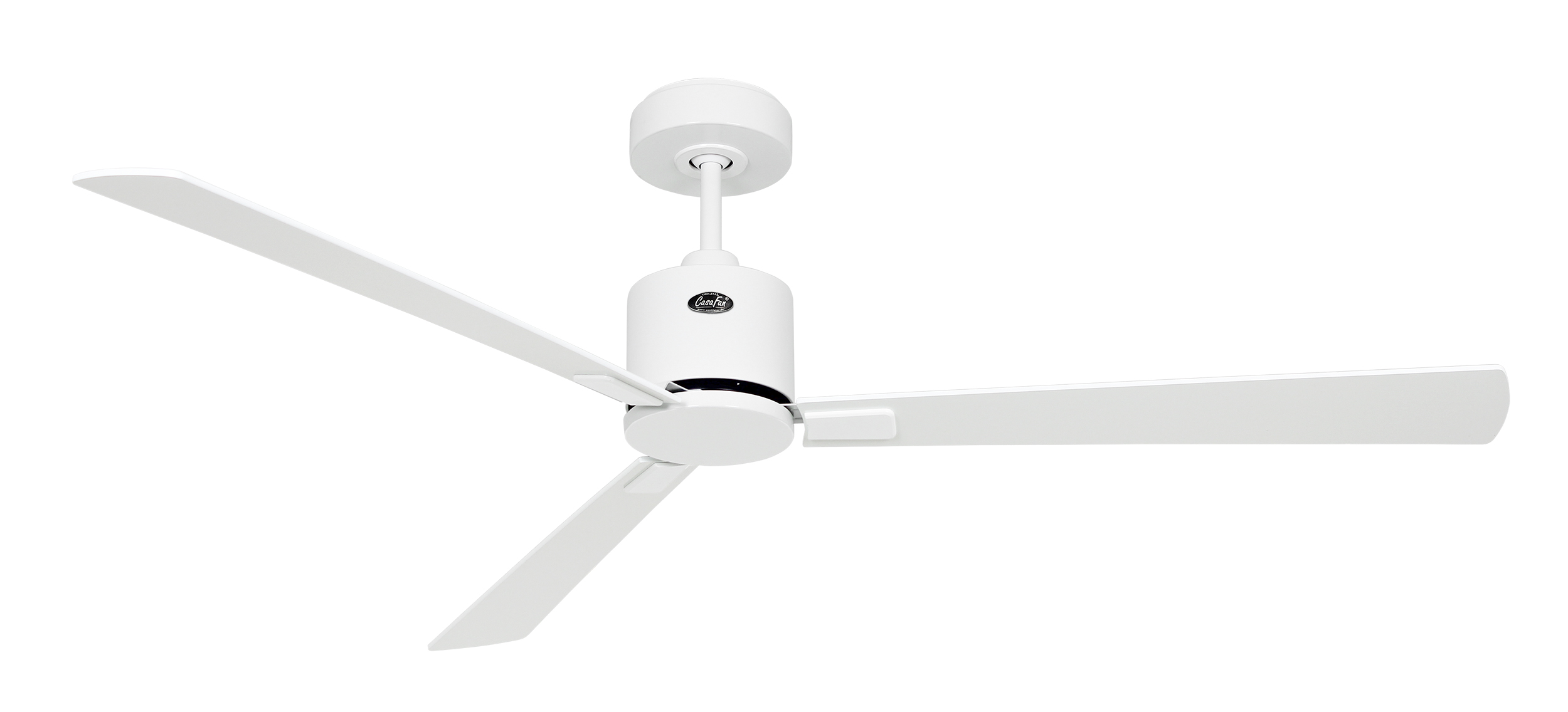 CasaFan Deckenventilator ECO CONCEPT 152 WE-WE/LG - Gehäuse Lack weiß - 4 Flügel Lack weiß/lichtgrau - Ø 152 cm - mit Fernbedienung