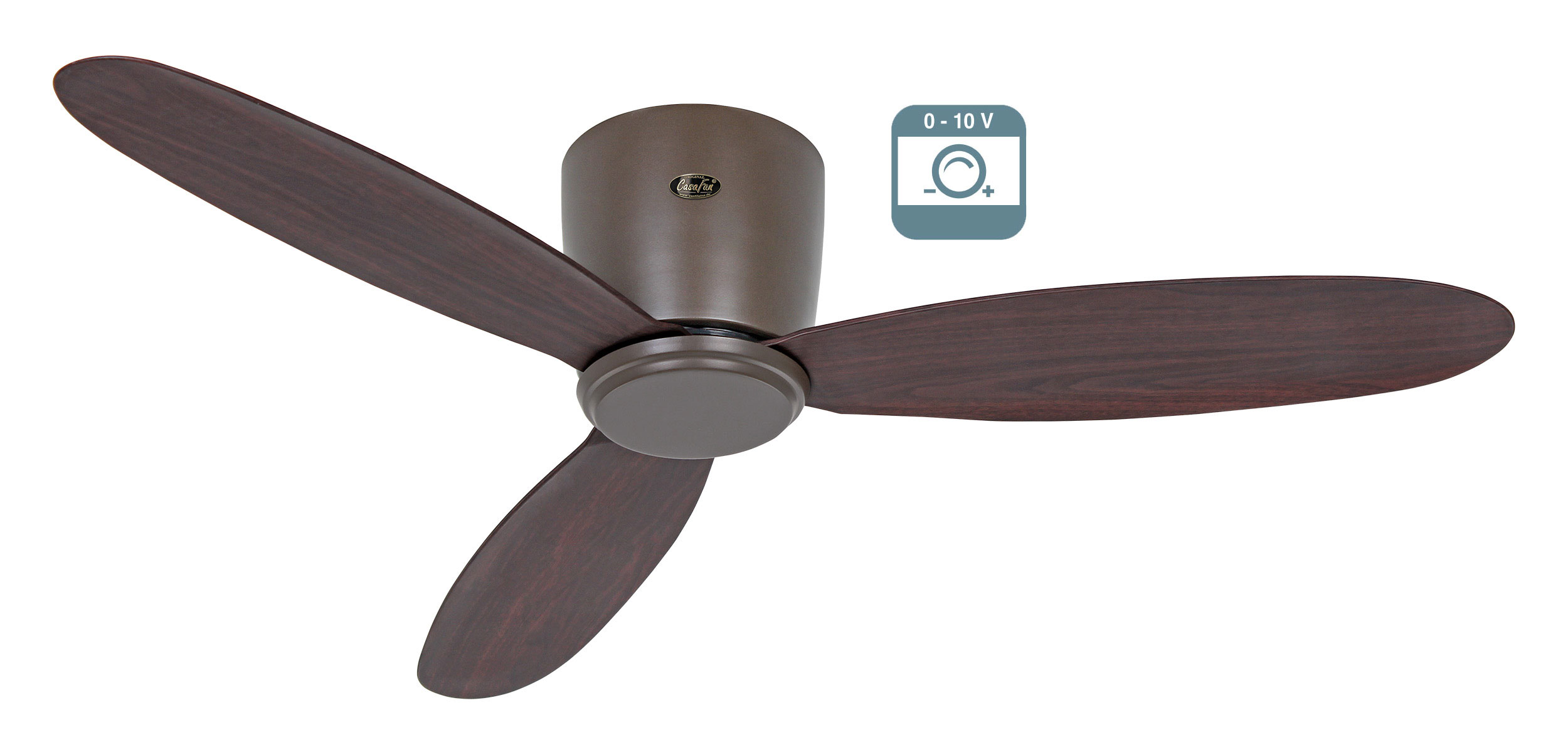 CasaFan Deckenventilator Eco Plano II 112 BZ-NB 0 - 10 V