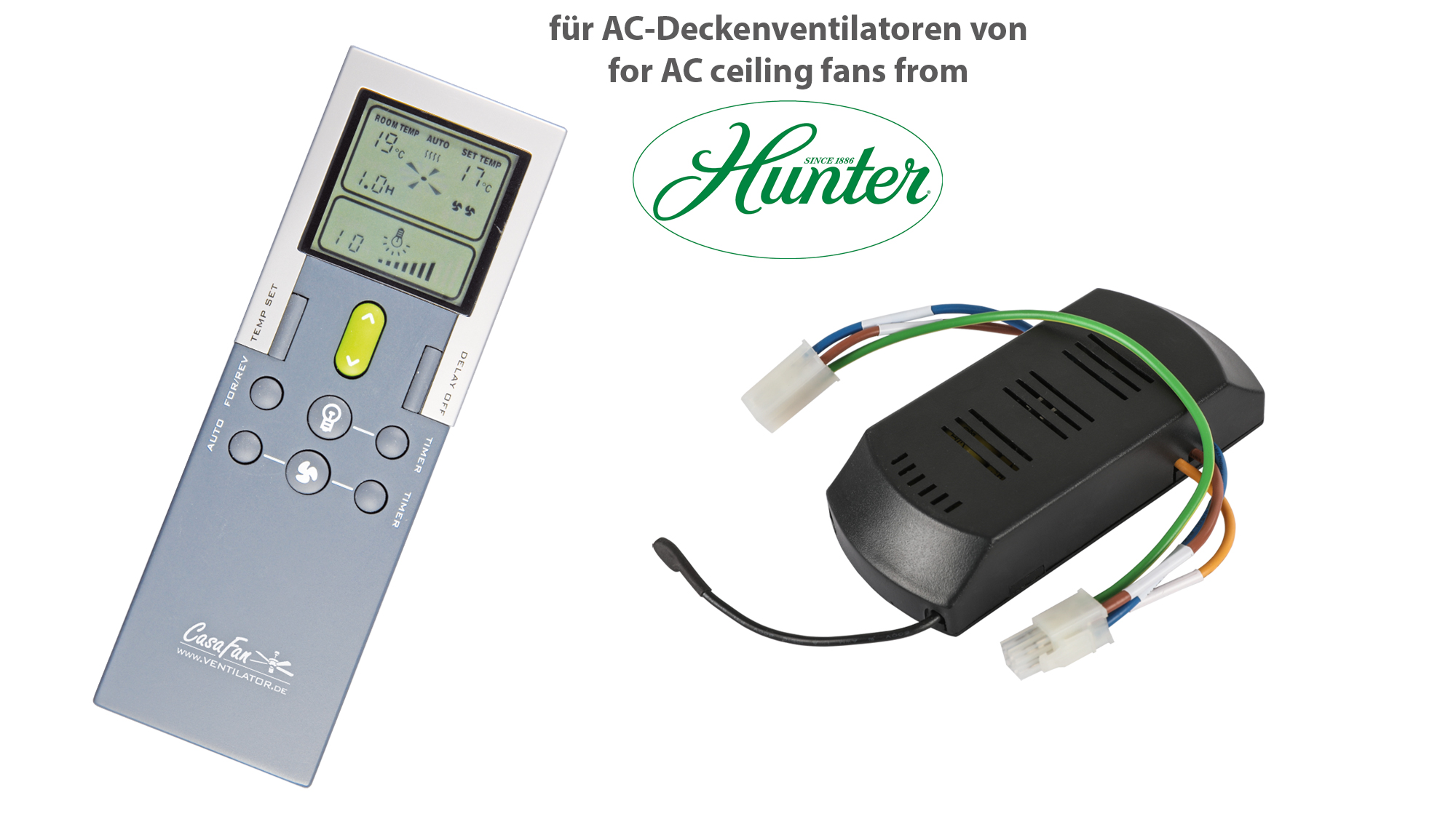 Fernbedienung FB-FNK Advanced Temp.-Steuerung (Handsender + Empfänger) Hunter