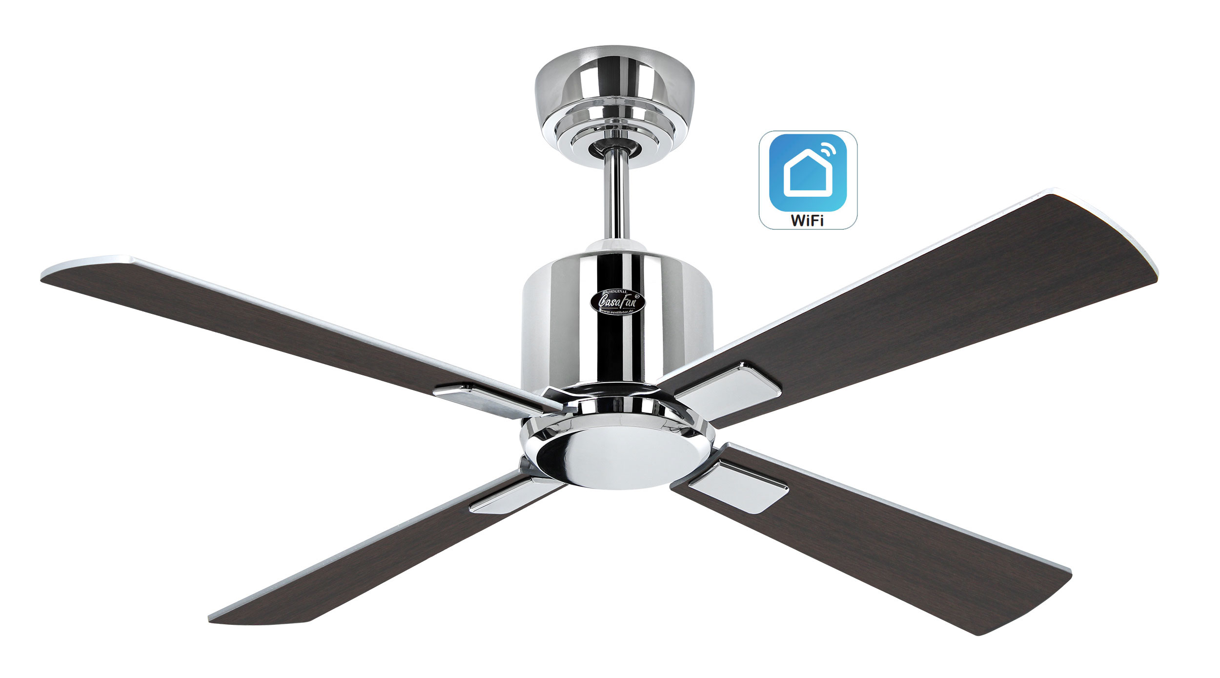 CasaFan Deckenventilator Eco Neo III 103 CH-WN/SI WiFi