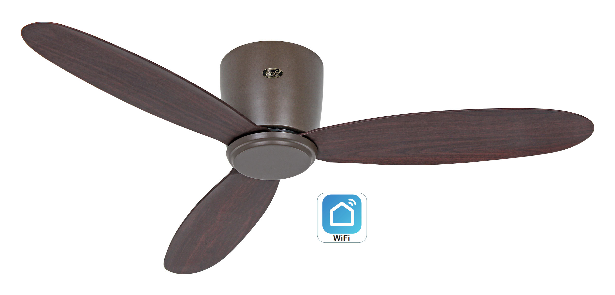 CasaFan Deckenventilator Eco Plano II 112 BZ-NB WiFi