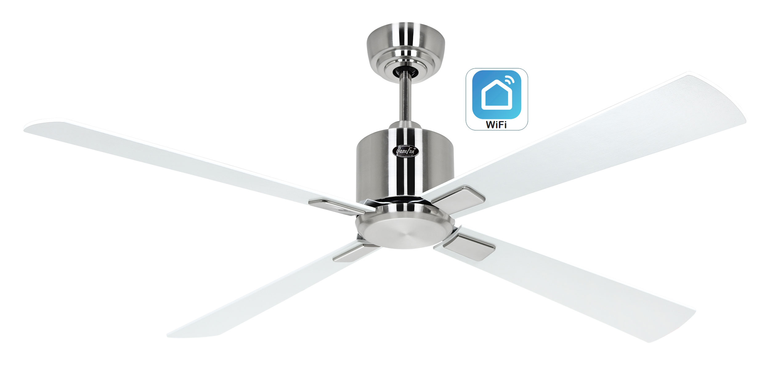 CasaFan Deckenventilator Eco Neo III 132 BN-WE/LG WiFi