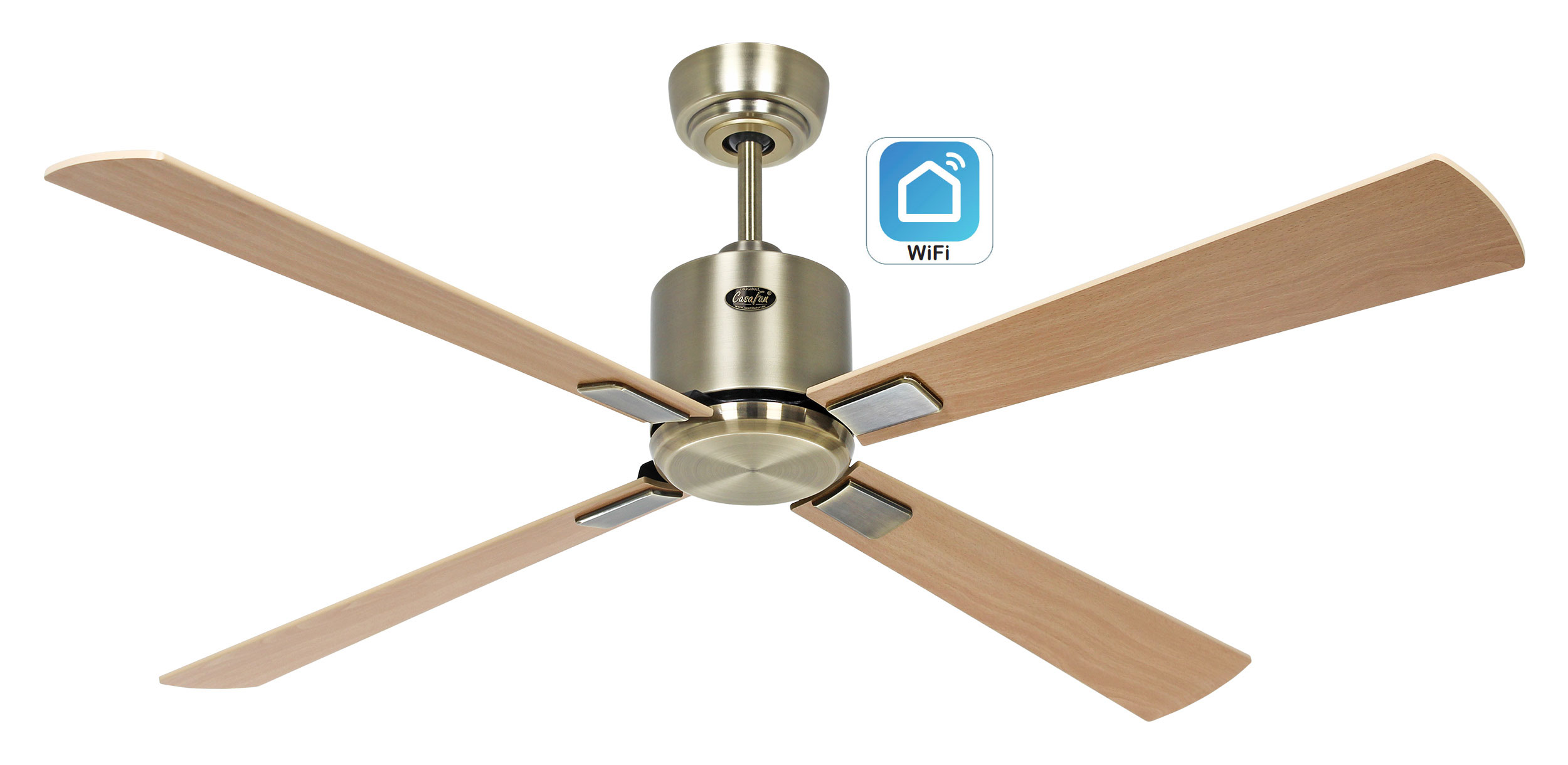 CasaFan Deckenventilator Eco Neo III 132 MA-AH/BU WiFi