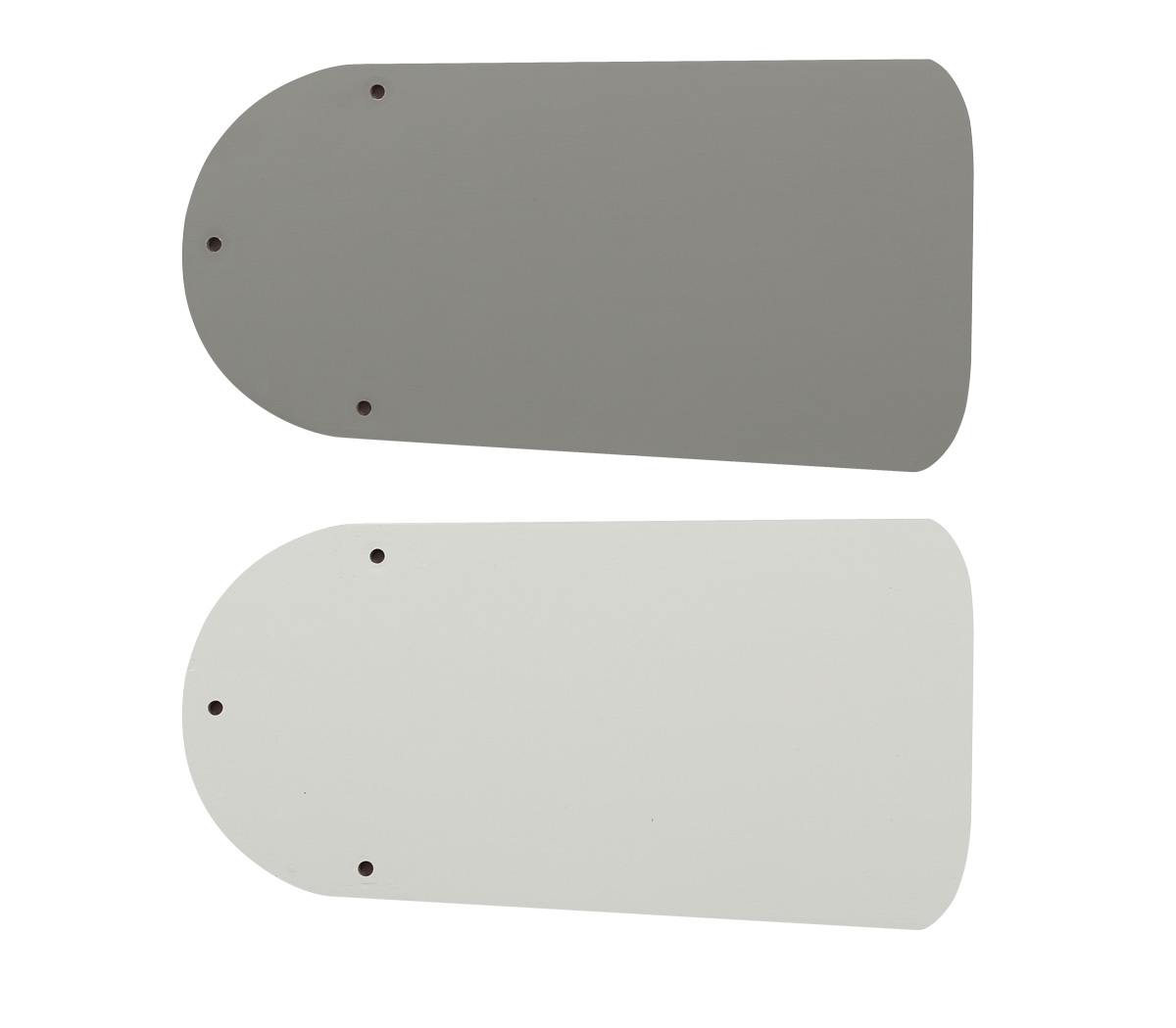 Flügelsatz FLAT  75-III Lack weiß/lichtgrau