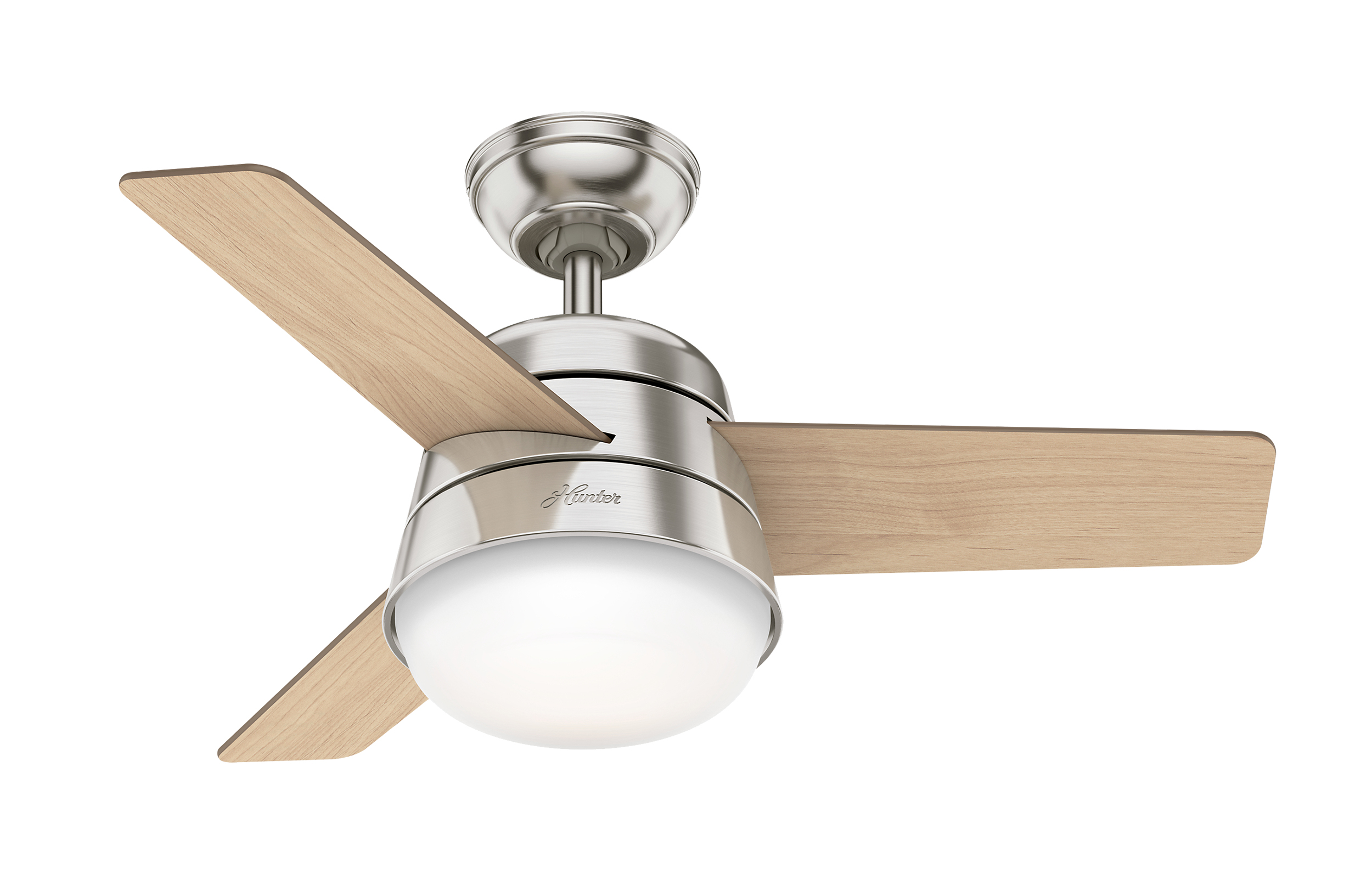 Deckenventilator Finley 91 BN Flügel Natural Wood sichtbar