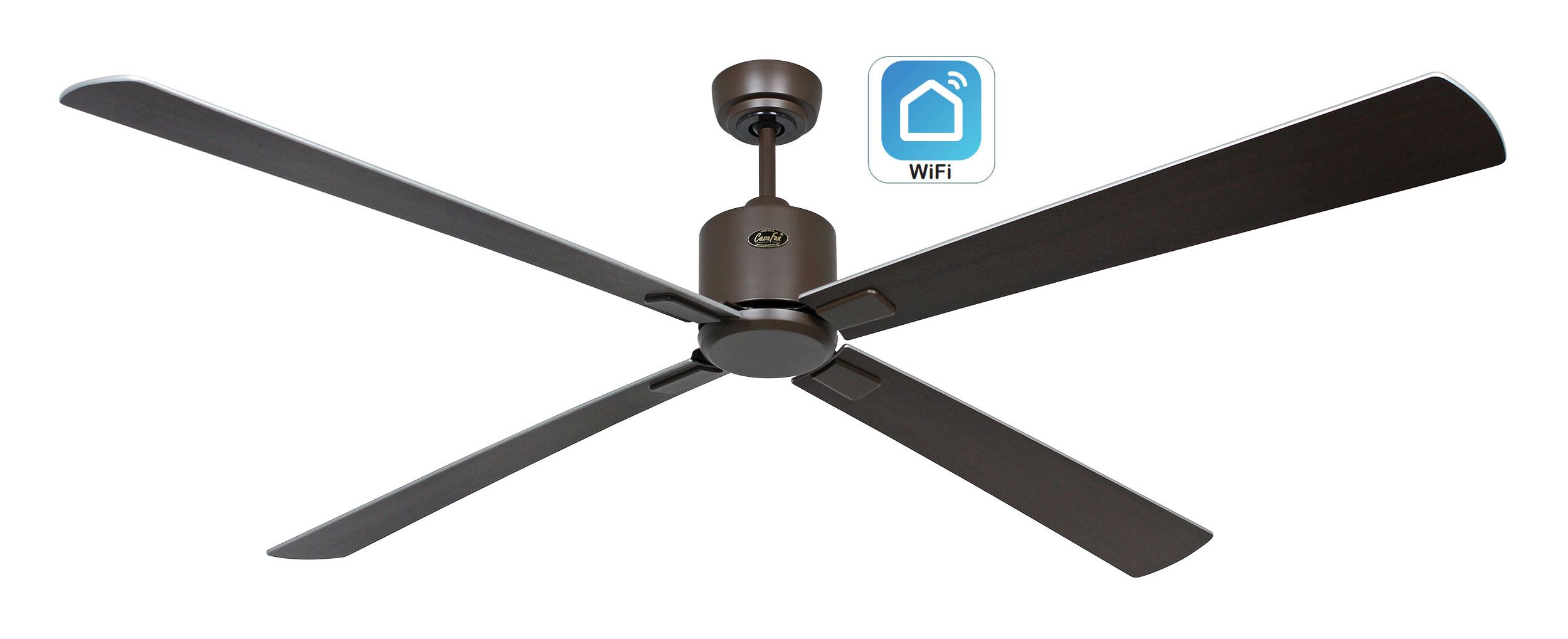 CasaFan Deckenventilator Eco Neo III 180 BZ-WN/SI WiFi