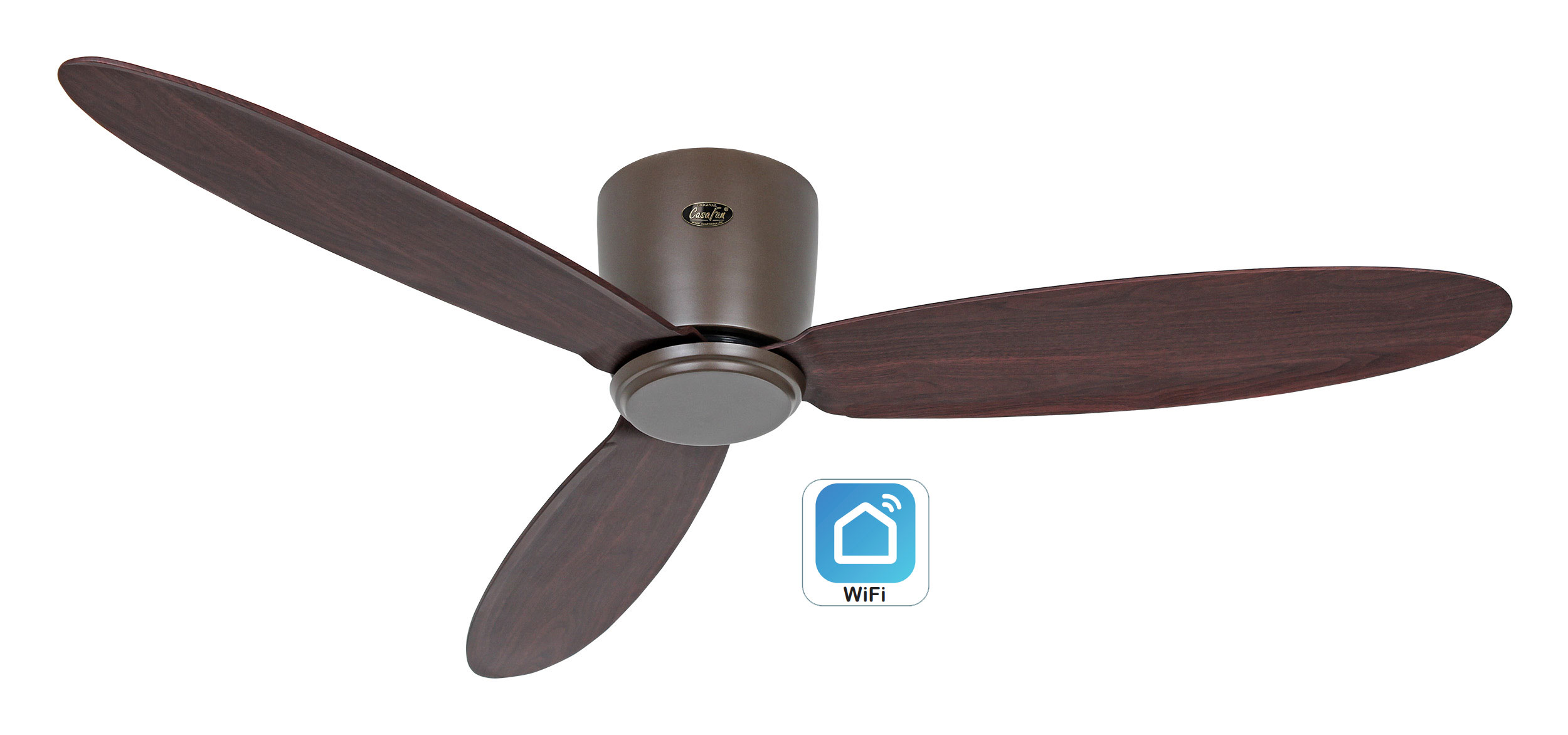 CasaFan Deckenventilator Eco Plano II 132 BZ-NB WiFi