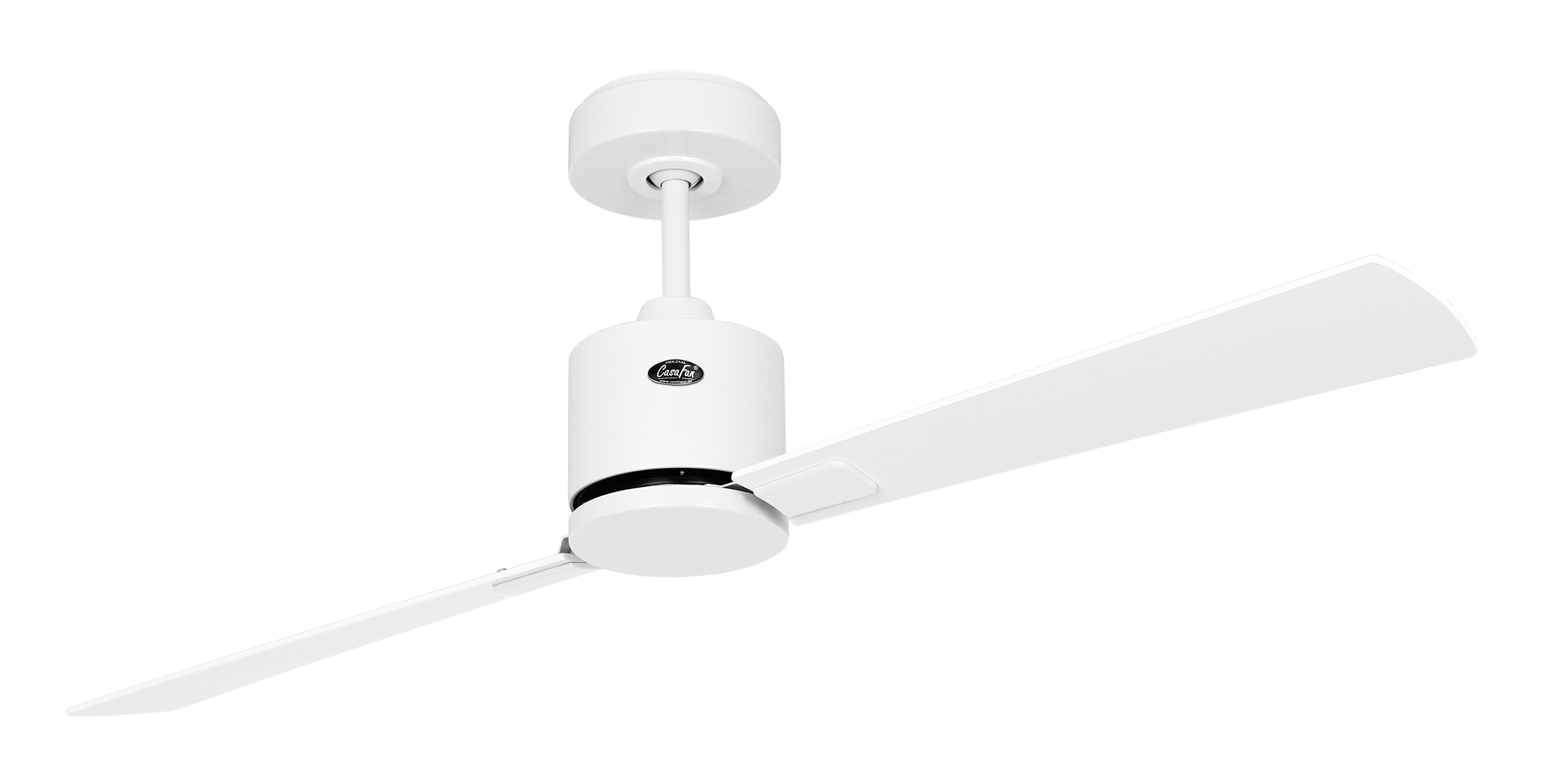 CasaFan Deckenventilator ECO CONCEPT 132 WE-WE/LG - Gehäuse Lack weiß - 4 Flügel Lack weiß/lichtgrau - Ø 132 cm - mit Fernbedienung