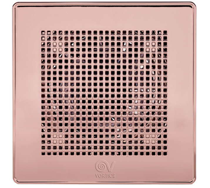 Design-Kleinraumventilator Punto Evo ME 100/4 LL T PINK GOLD