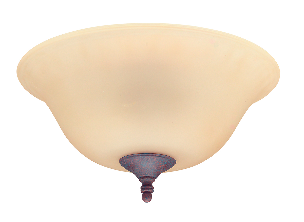 CasaFan Leuchte 14 universal Glas bernstein