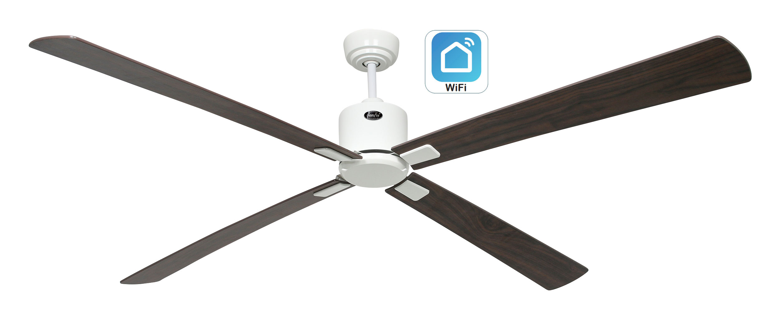 CasaFan Deckenventilator Eco Neo III 180 WE-NB/KI WiFi