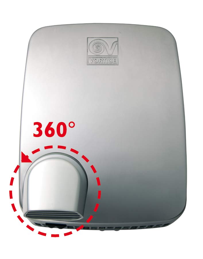 Vortice Händetrockner Metal Dry Ultra A