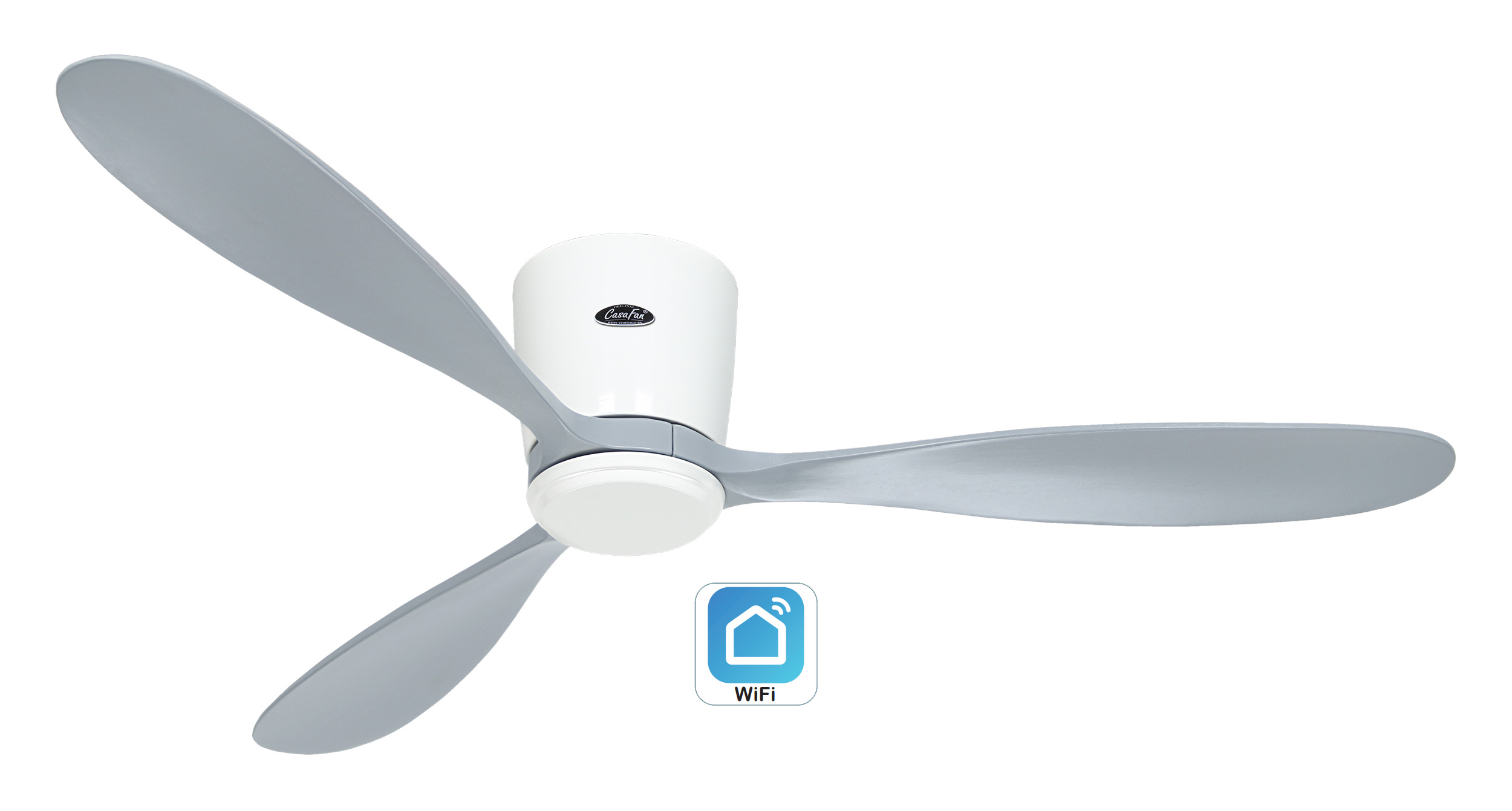 CasaFan Deckenventilator Eco Plano Wood WE-LG WiFi