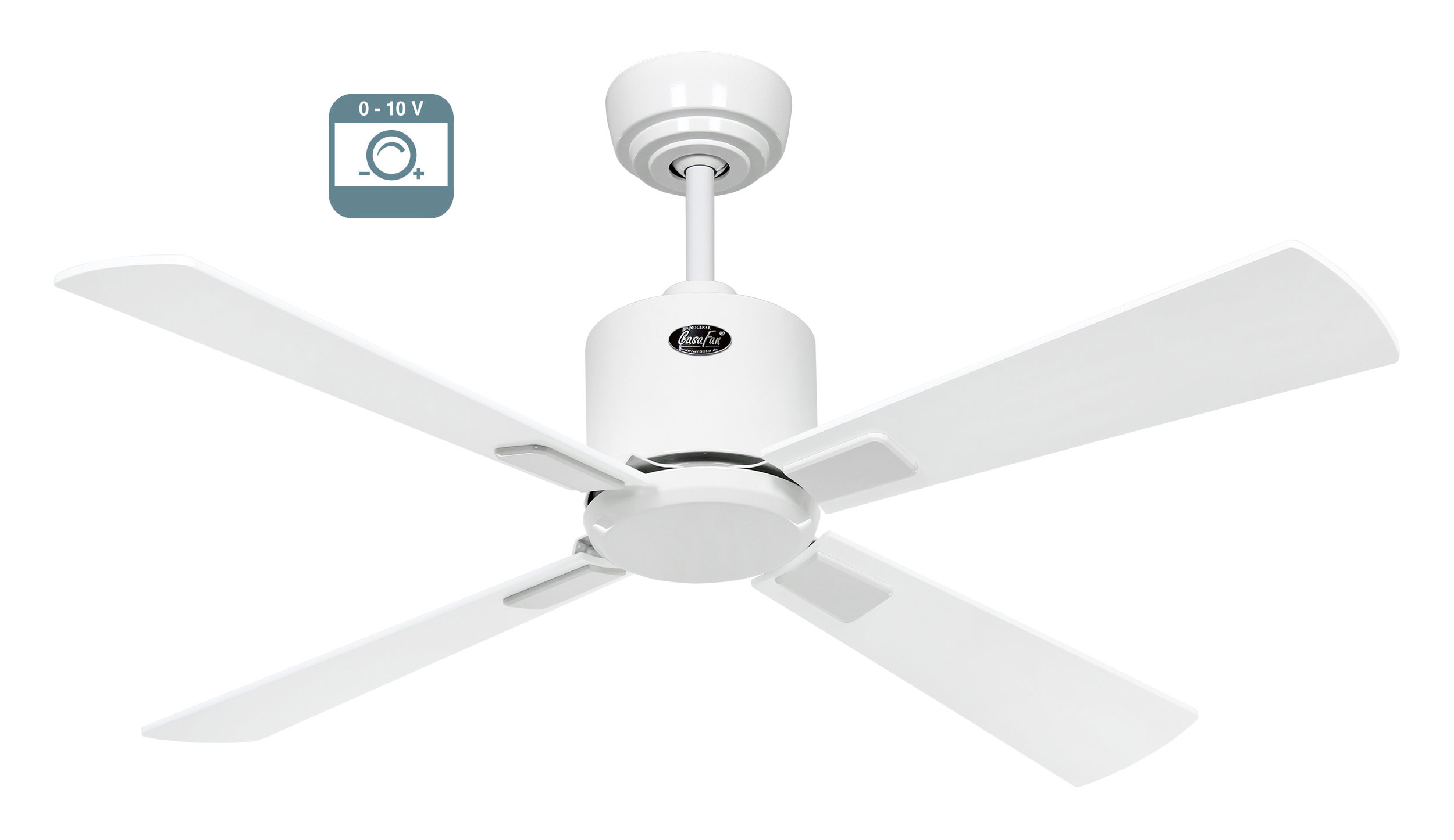 CasaFan Deckenventilator Eco Neo III 103 WE-WE/LG 0 - 10 V