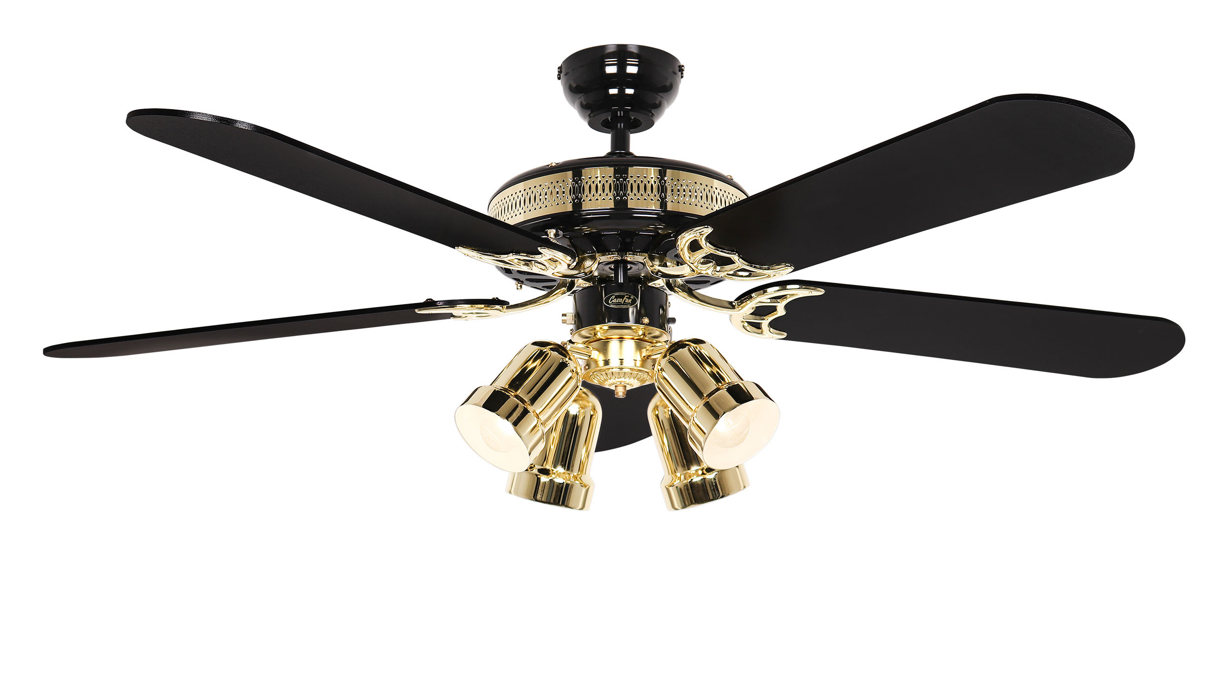 CasaFan Deckenventilator Black Magic mit Leuchte