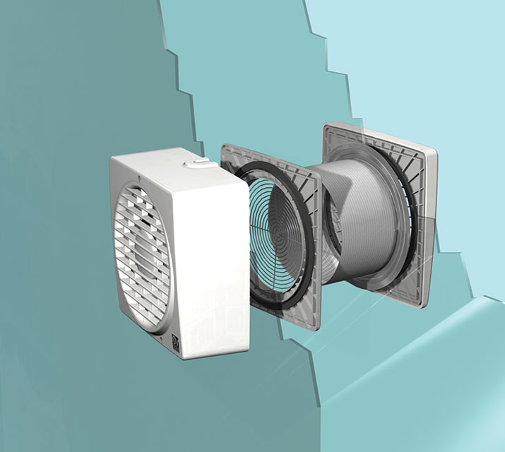 Einbauzubehör für getrennt zu öffnende Doppelfenster DG1-300