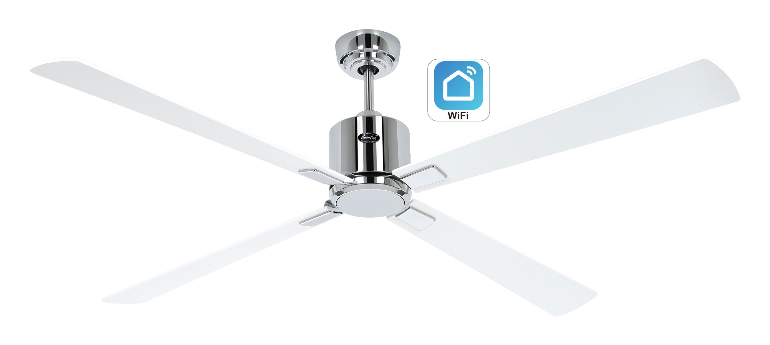 CasaFan Deckenventilator Eco Neo III 152 CH-WE/LG WiFi