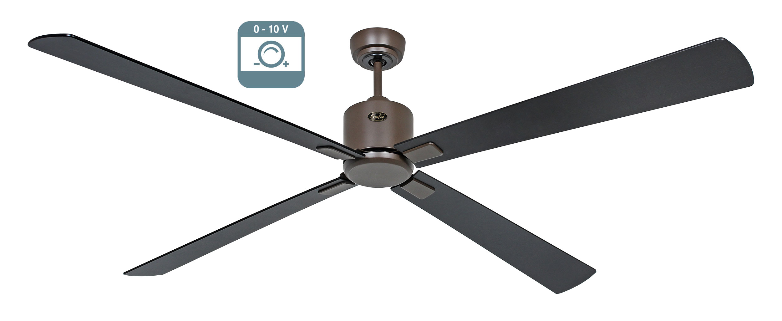 CasaFan Deckenventilator Eco Neo III 180 BZ-SW/TK 0 - 10 V