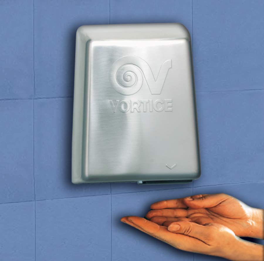 Vortice Händetrockner Optimal Dry Metal