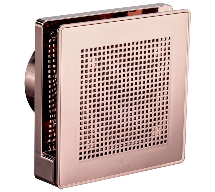 Design-Kleinraumventilator Punto Evo ME 100/4 LL PINK GOLD
